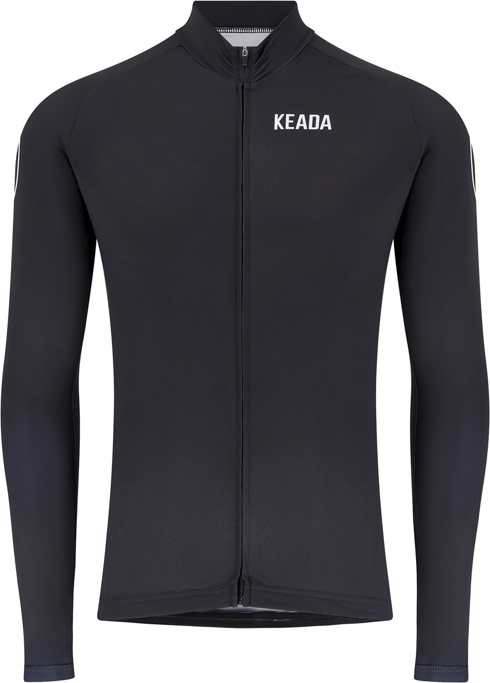 KEADA SPORTS, Mens Essential Long Sleeved Cycling Jersey - Black