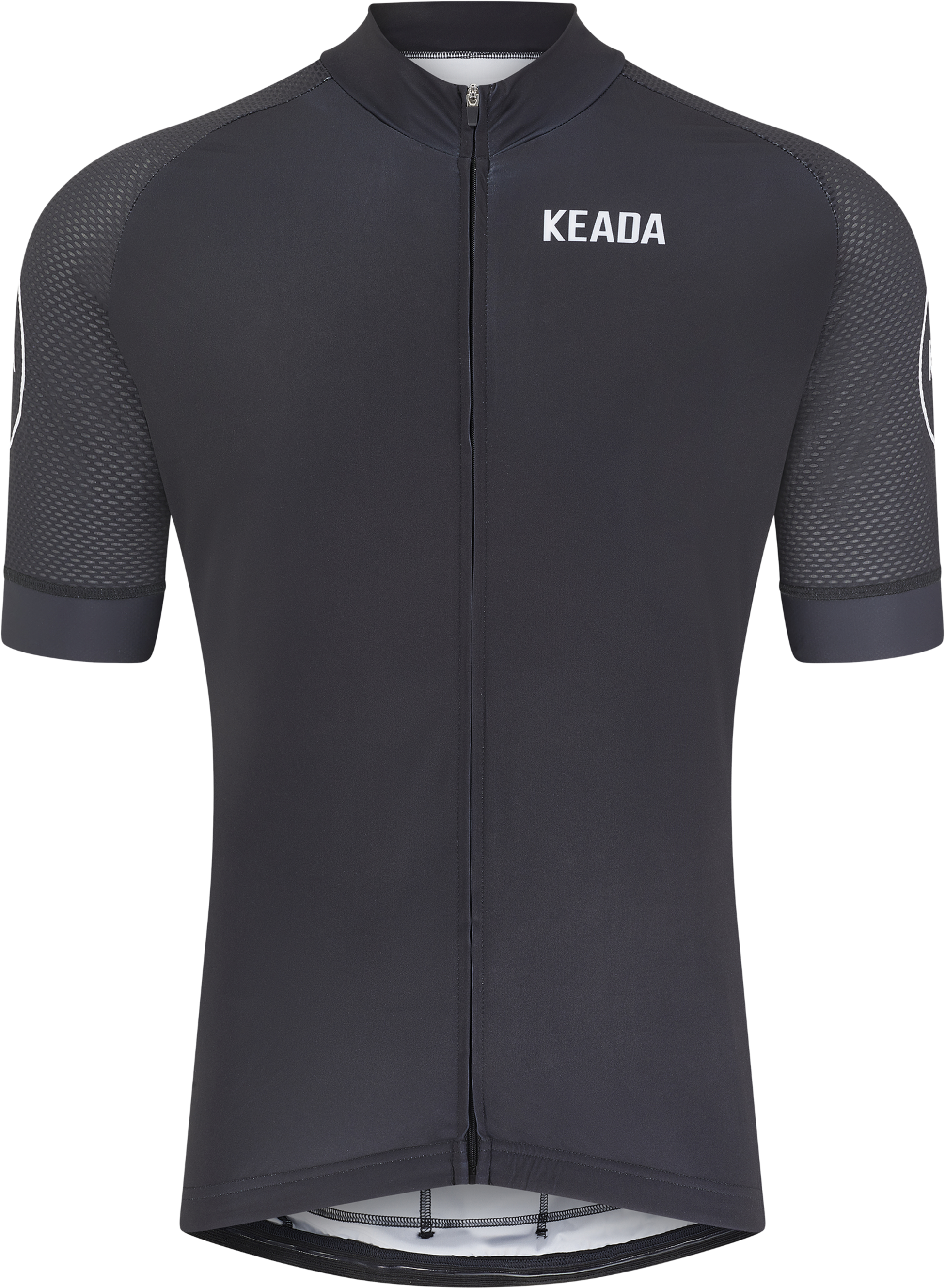 KEADA SPORTS, Mens Essential Short Sleeved Cycling Jersey - Black