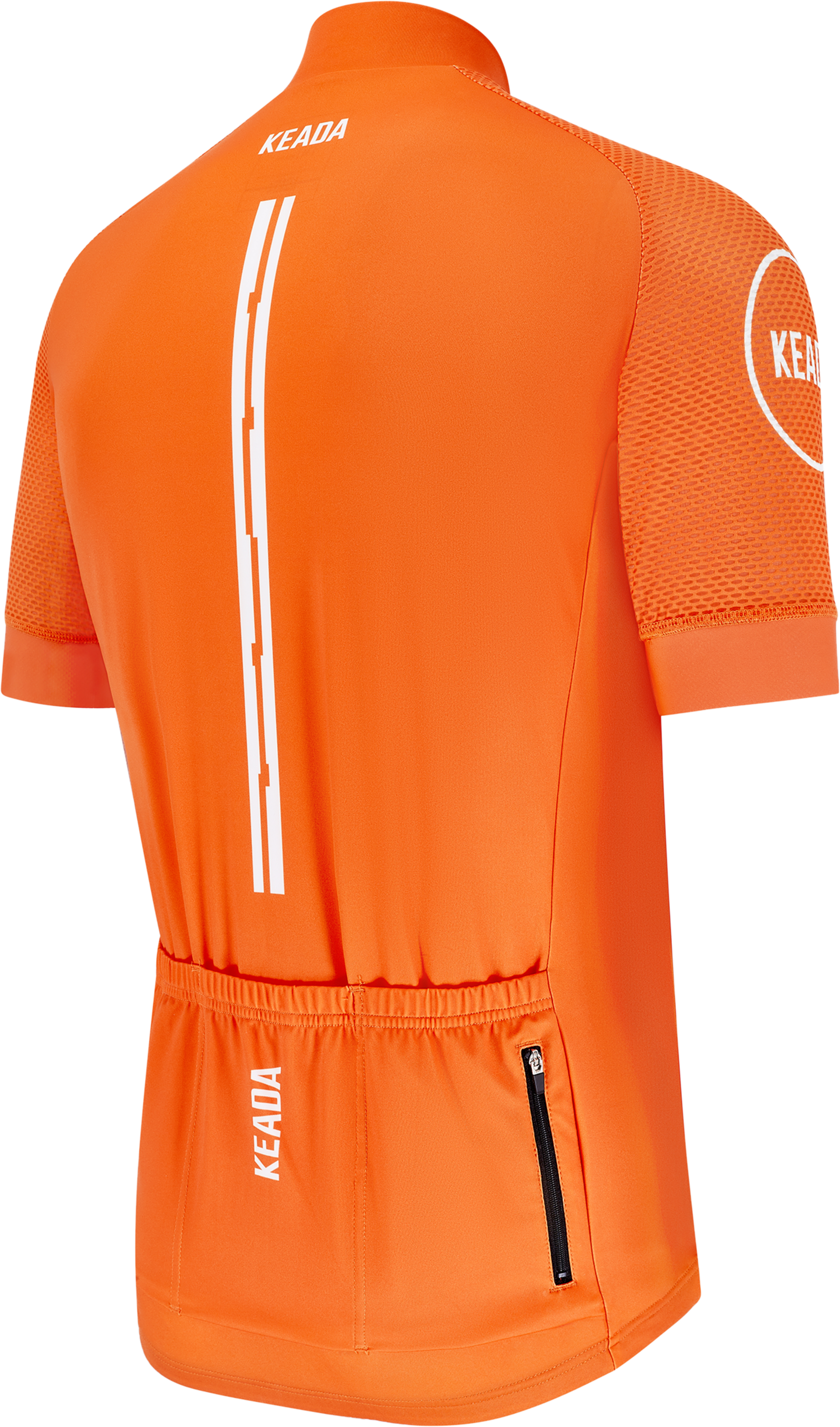 KEADA SPORTS, Mens Essential Short Sleeved Cycling Jersey - Orange