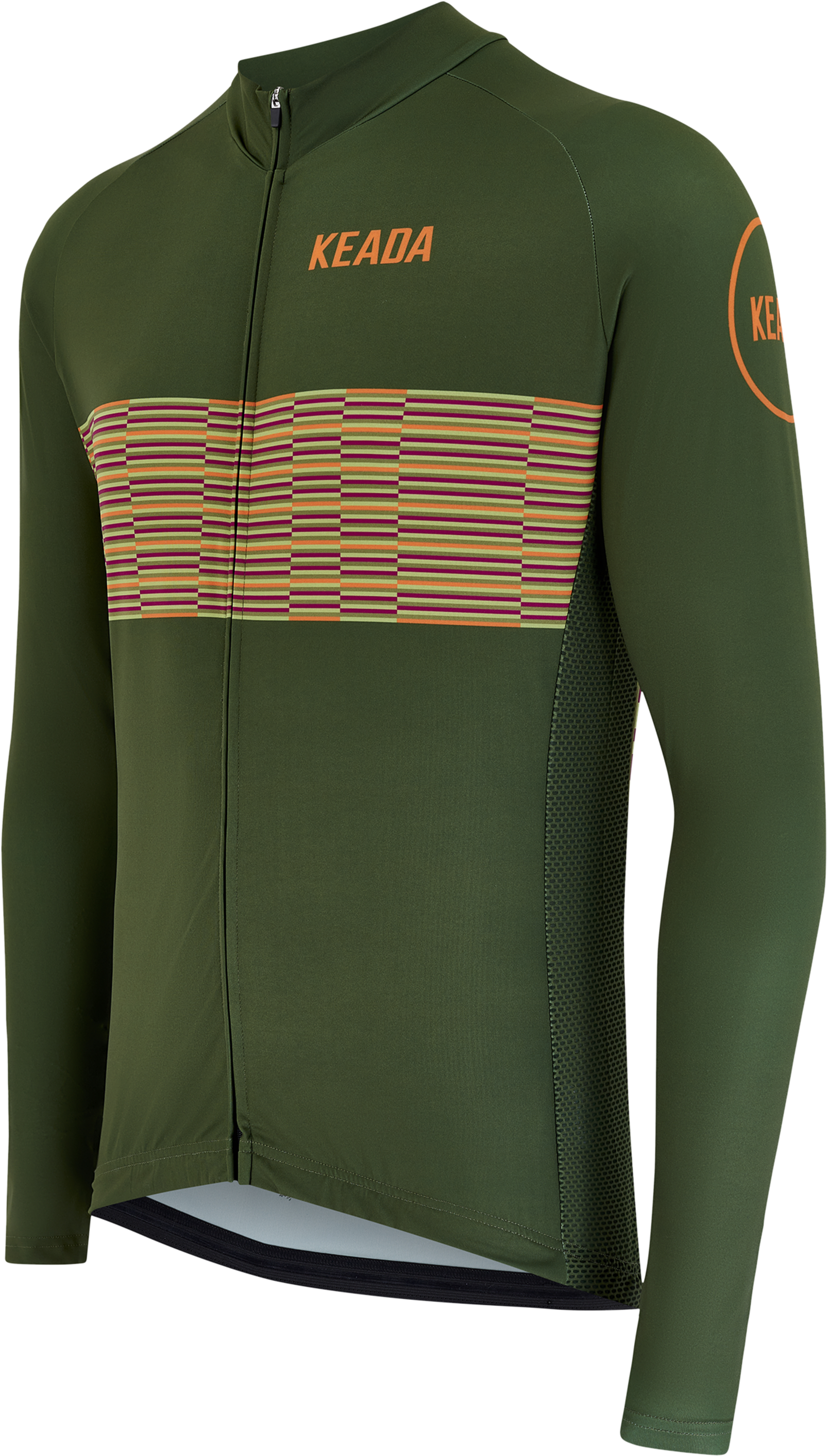 KEADA SPORTS, Mens Long Sleeved Cycling Jersey - Onwards One