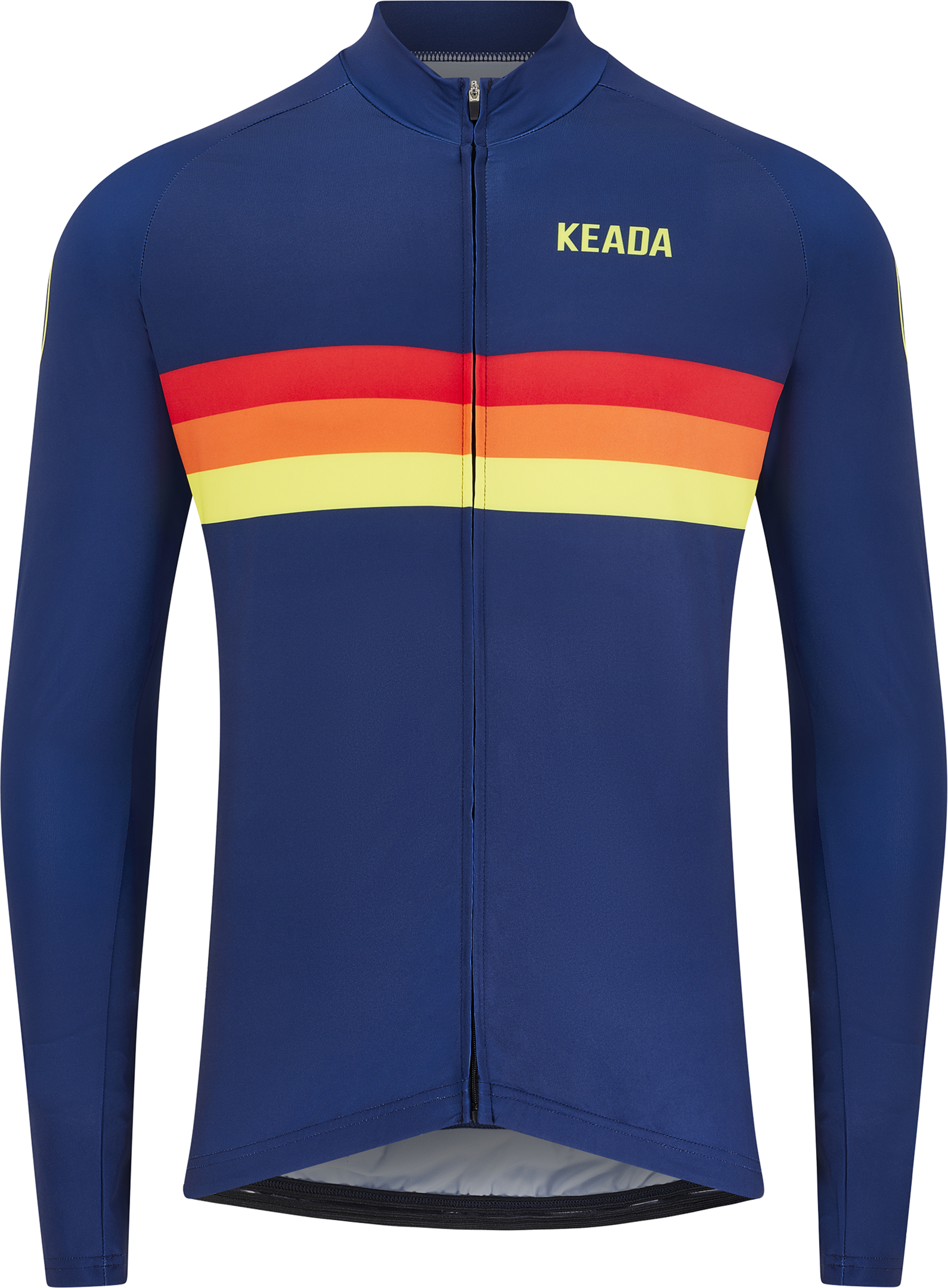 KEADA SPORTS, Mens Long Sleeved Cycling Jersey - Sunrise