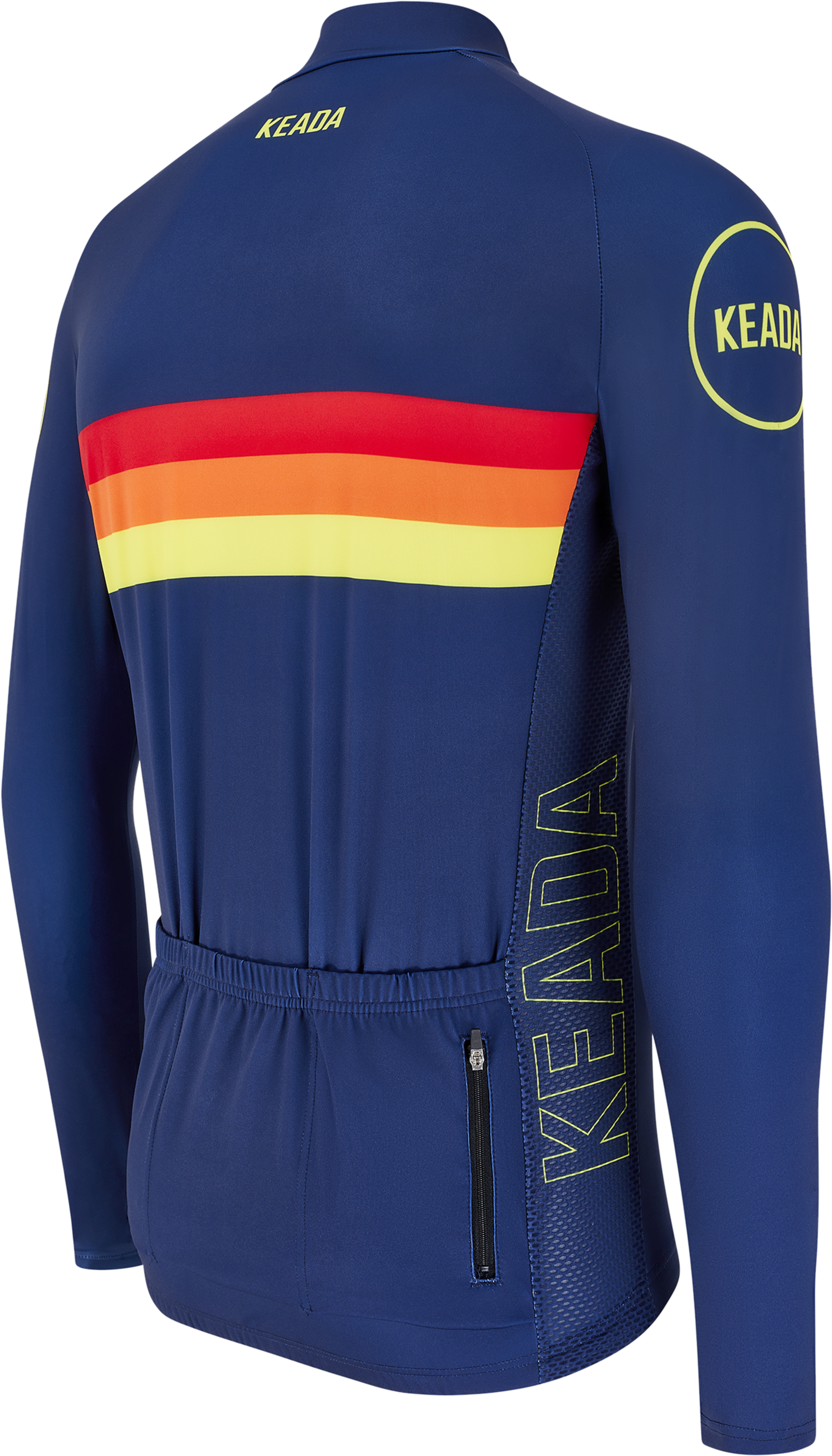 KEADA SPORTS, Mens Long Sleeved Cycling Jersey - Sunrise