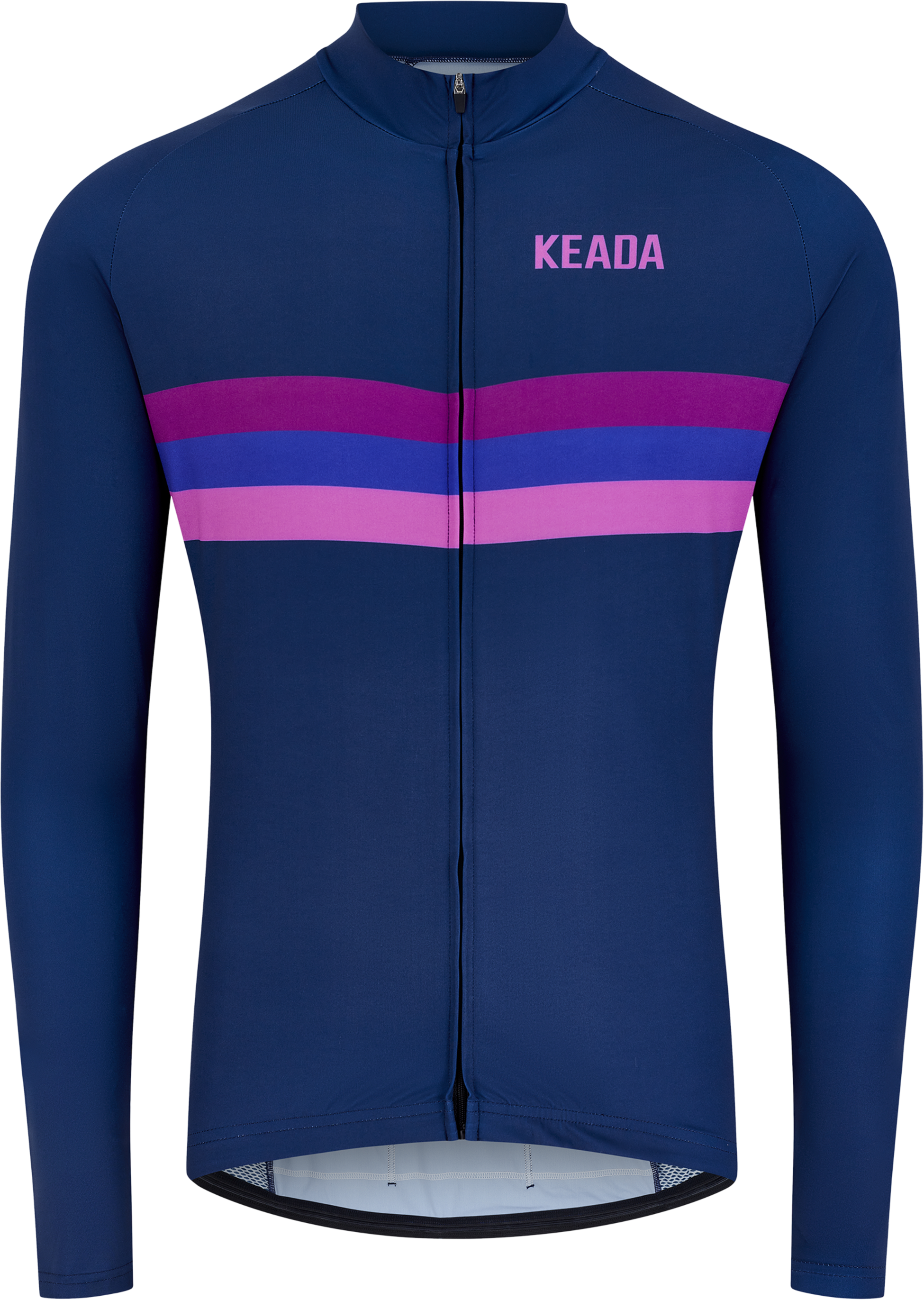 KEADA SPORTS, Mens Long Sleeved Cycling Jersey - Sunset