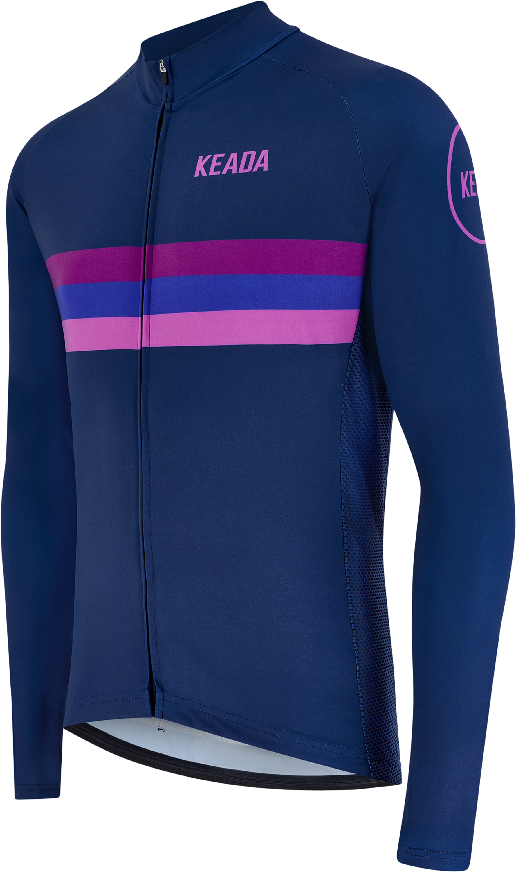KEADA SPORTS, Mens Long Sleeved Cycling Jersey - Sunset