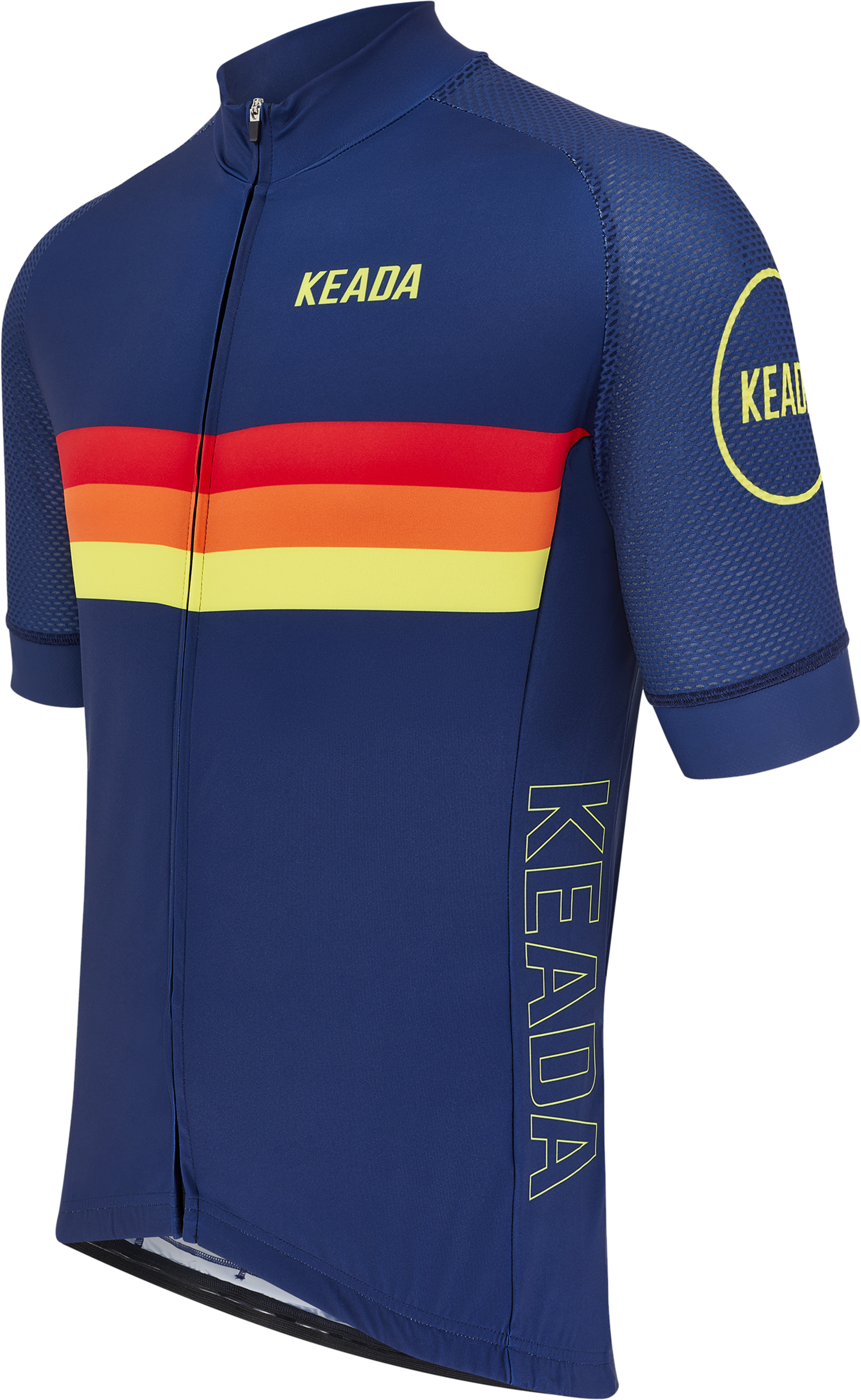 KEADA SPORTS, Mens Short Sleeved Cycling Jersey - Sunrise