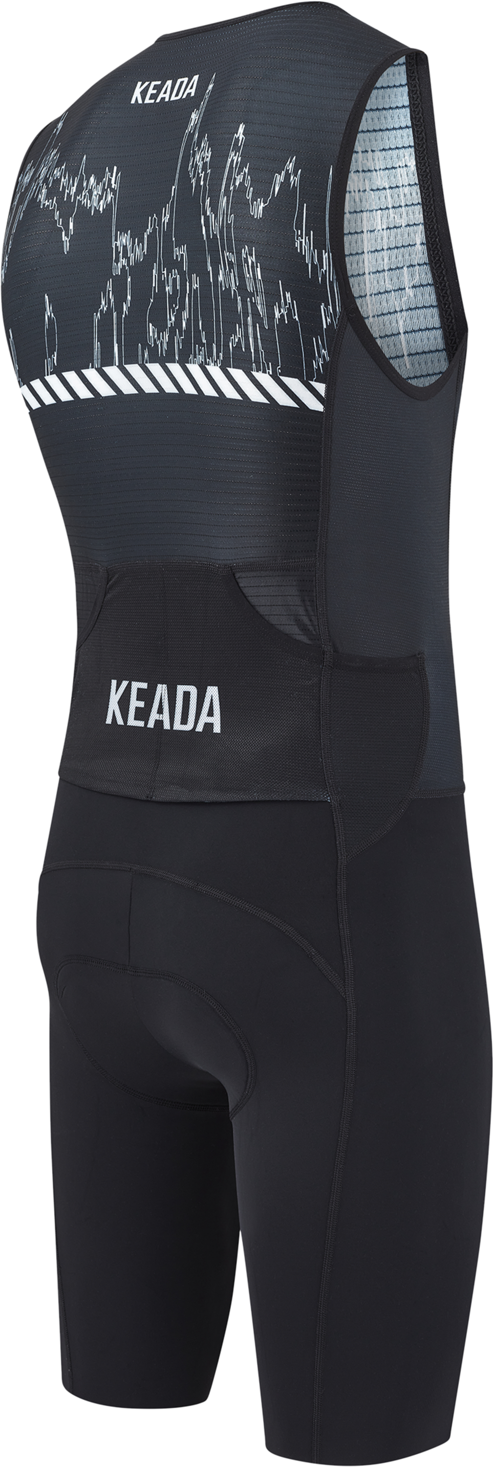 KEADA SPORTS, Mens Sleeveless Trisuit - Signal One