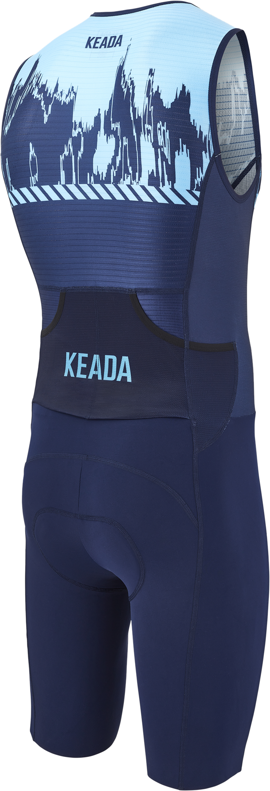 KEADA SPORTS, Mens Sleeveless Trisuit - Signal Three