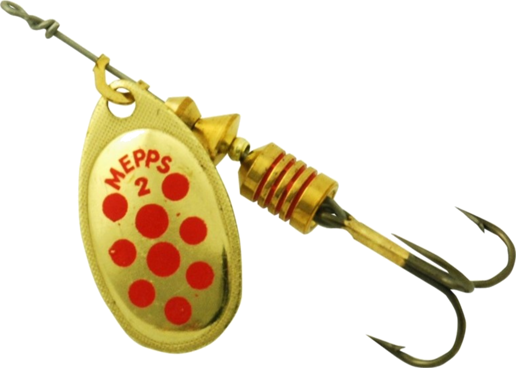 MEPPS, Mepps Aglia Prickig 3 6,5g Gold/red