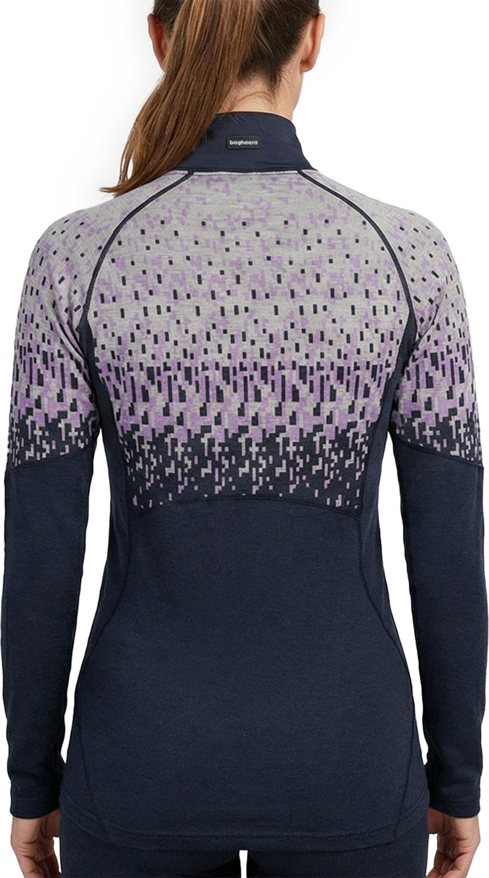 BAGHEERA, Merino Dalecarlian Zip Polo W