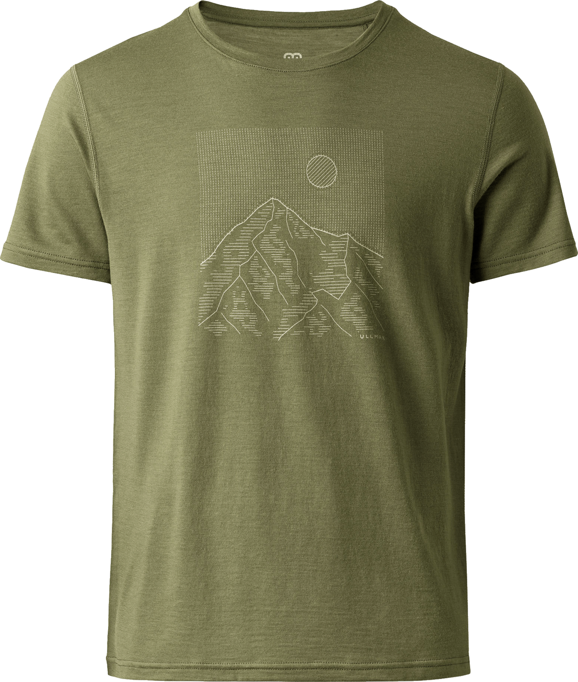 ULLMAX, Merino Light Print Tee Men