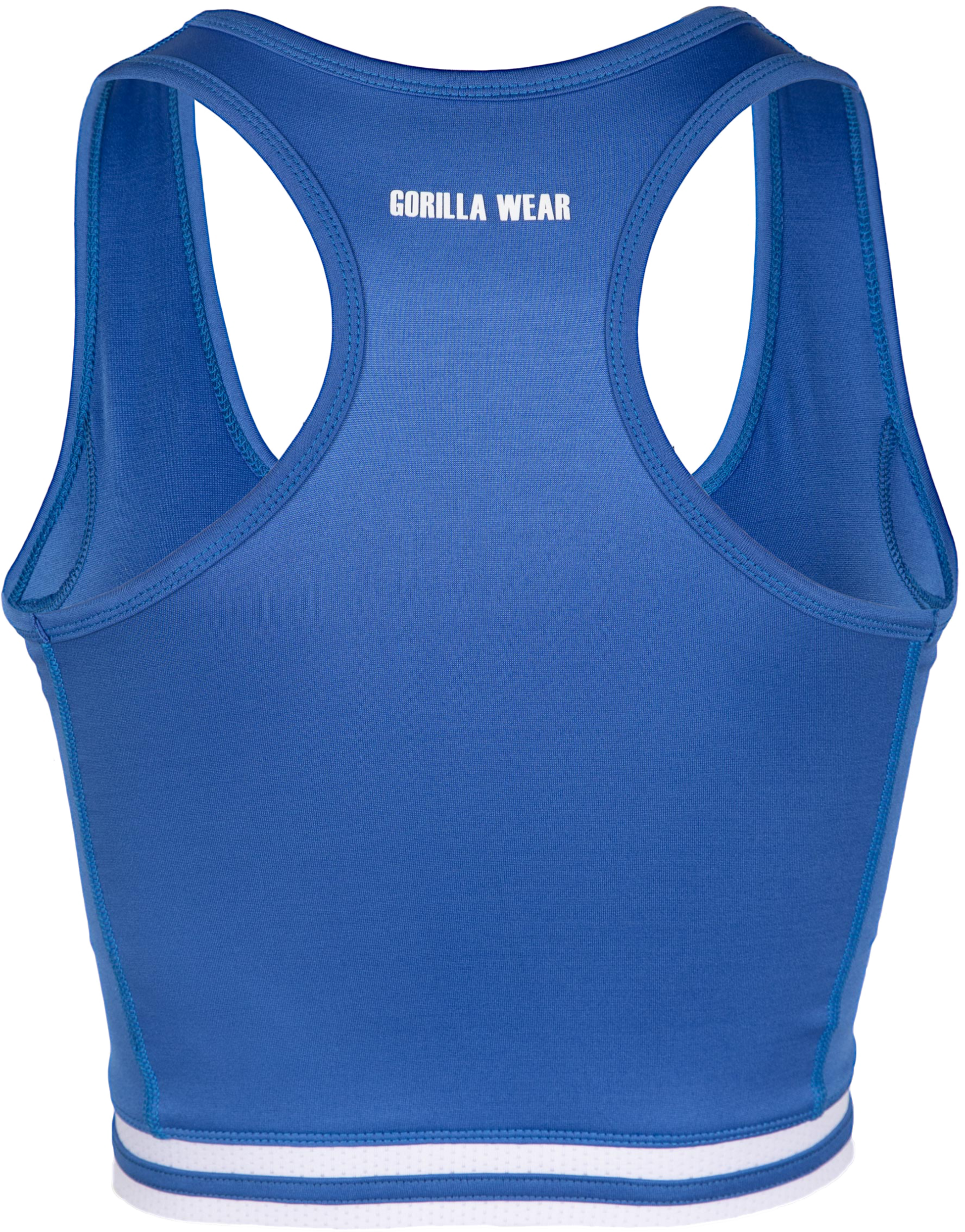 GORILLA WEAR, Mesa Zip Front Crop Top