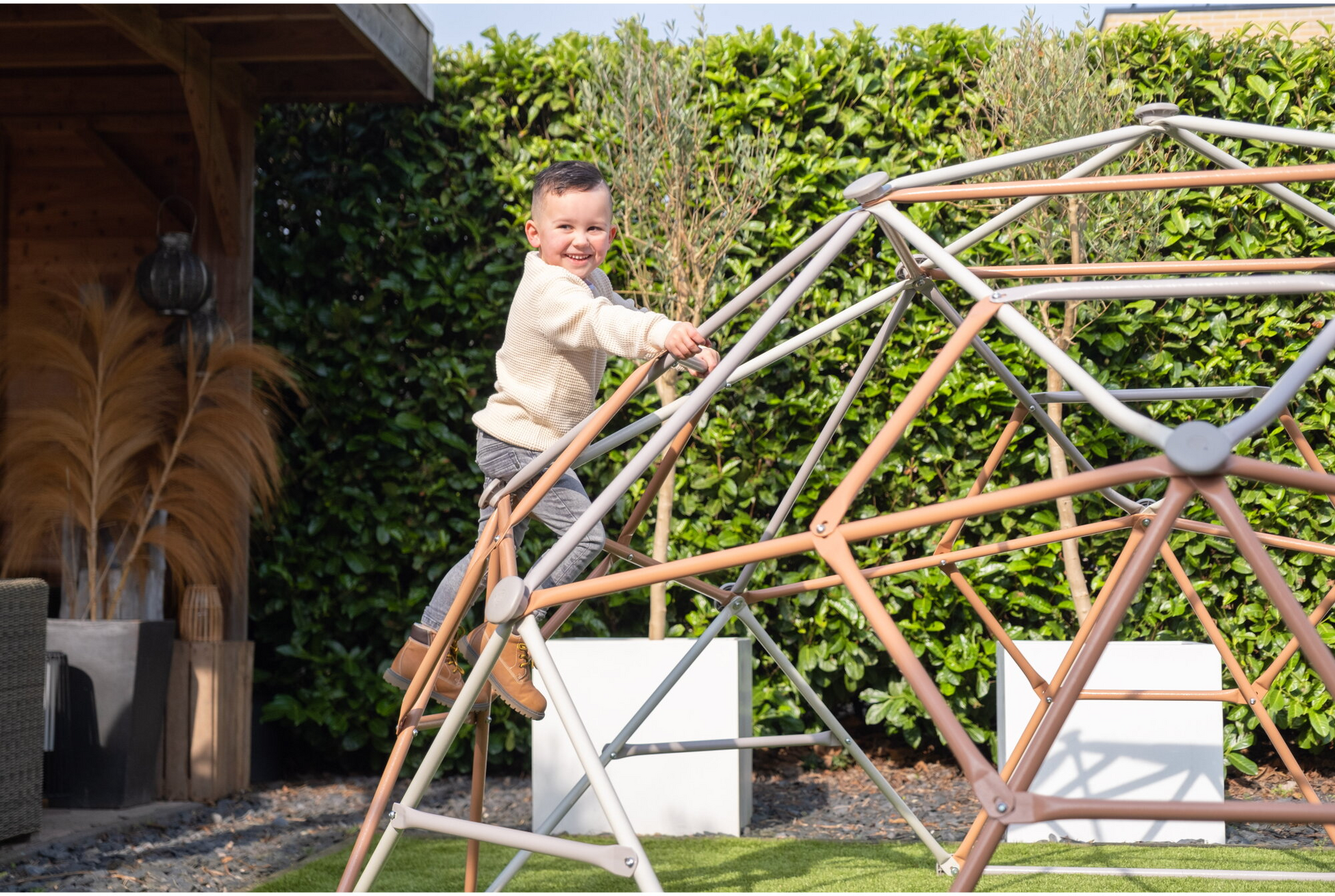 EXIT, Metal Climbing Dome Ø300cm - Pastell