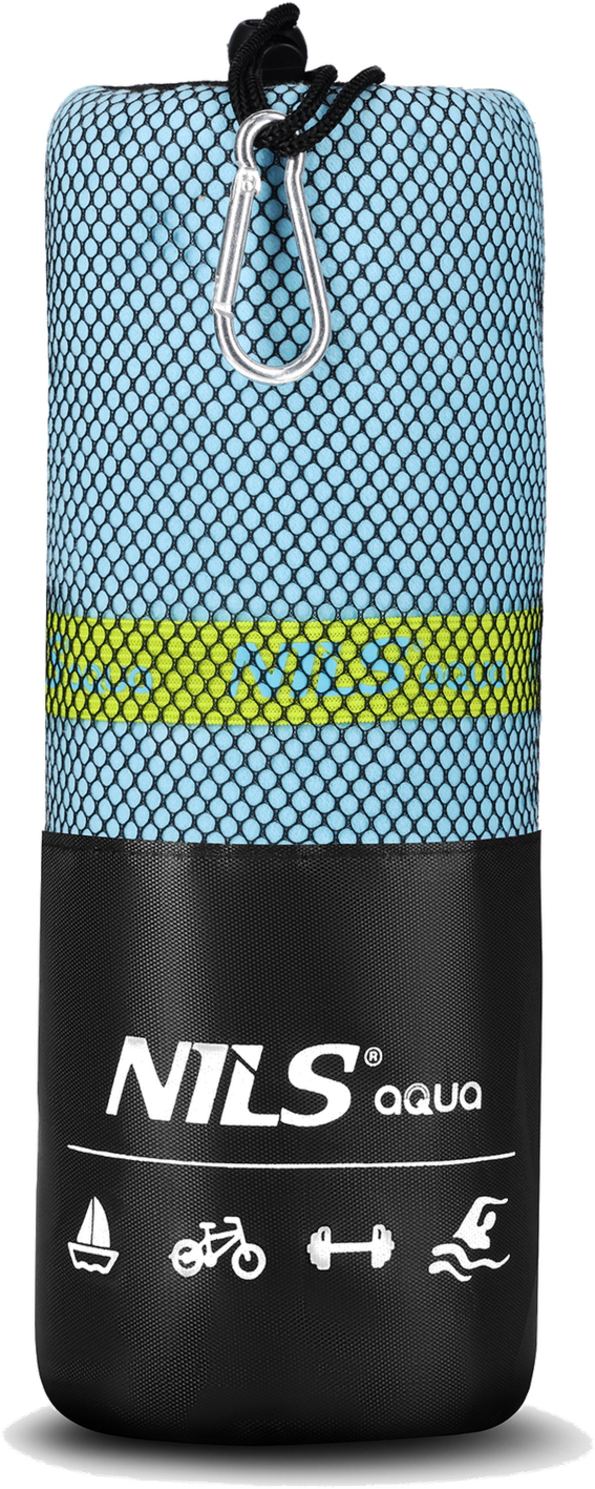 NORTHIX, Microfibre Towel 180x100 Cm, Blue-green