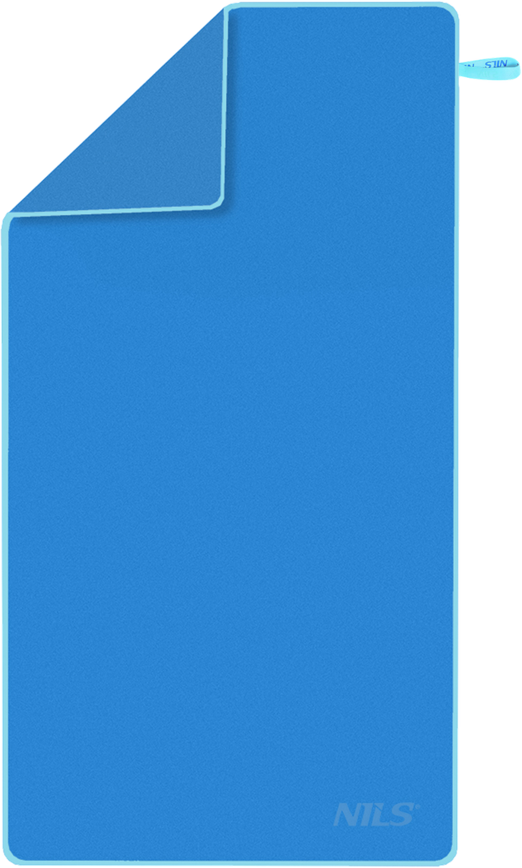 NORTHIX, Microfibre Towel 180x100 Cm, Dark Blue/light Blue