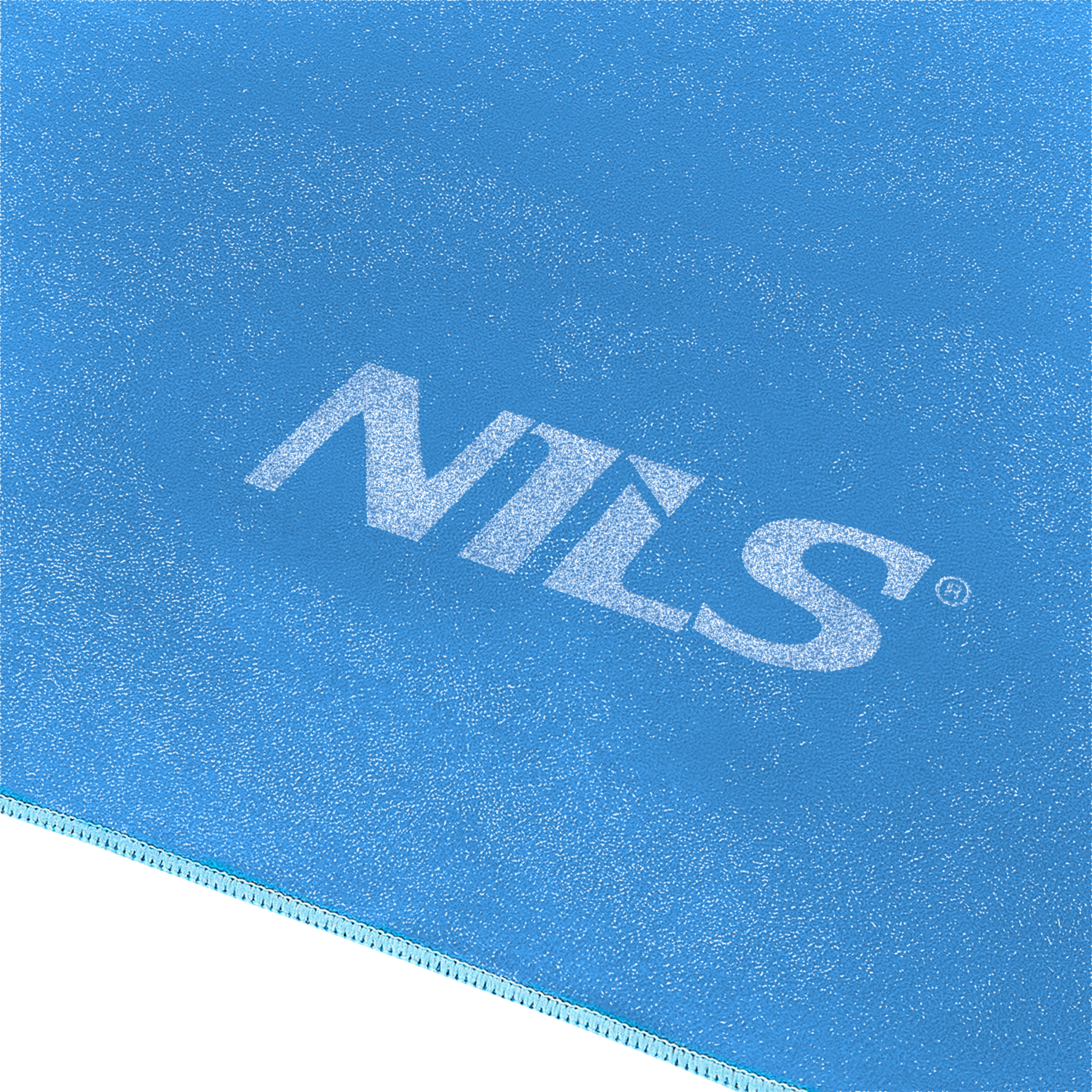 NORTHIX, Microfibre Towel 180x100 Cm, Dark Blue/light Blue