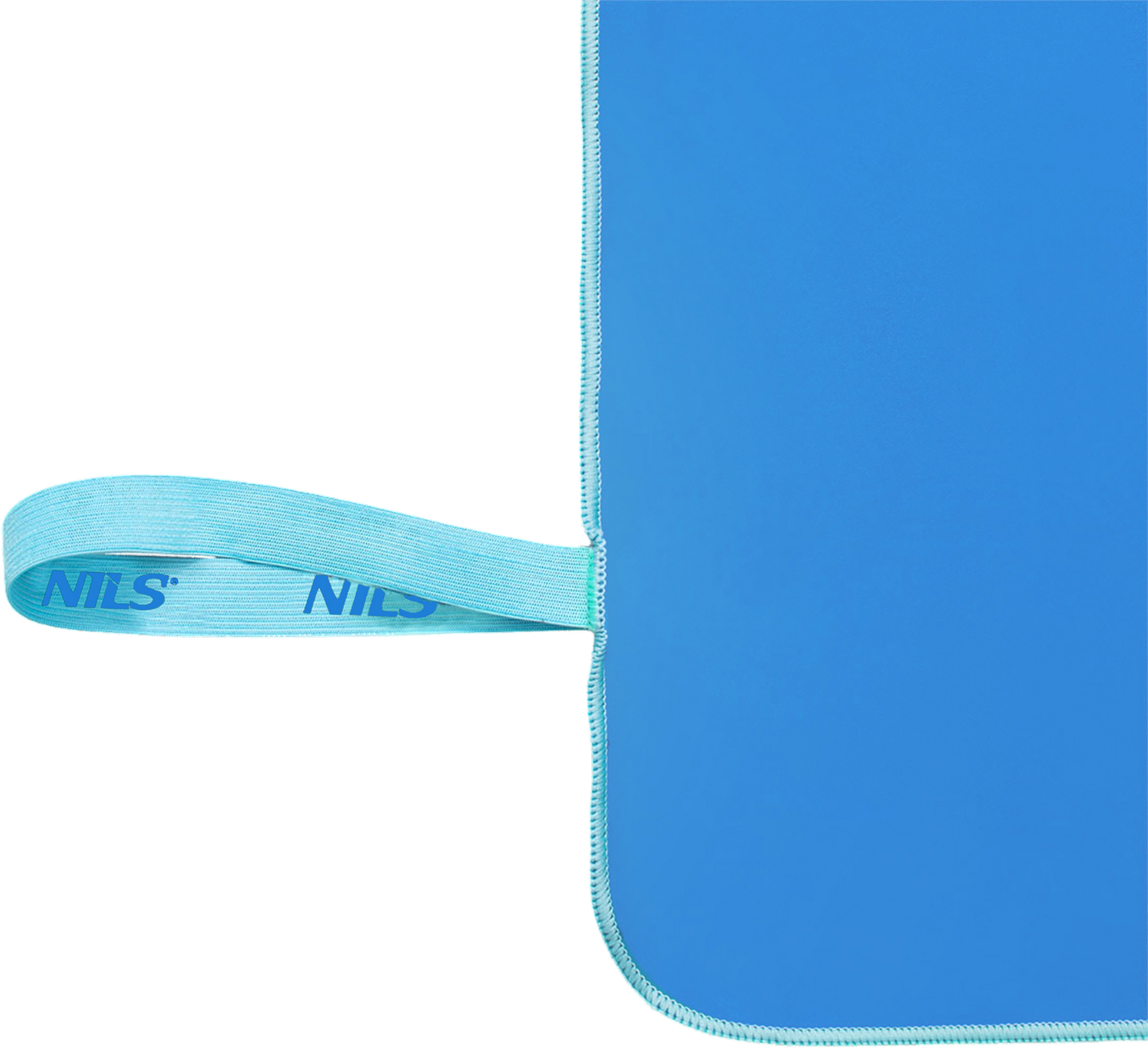 NORTHIX, Microfibre Towel 180x100 Cm, Dark Blue/light Blue