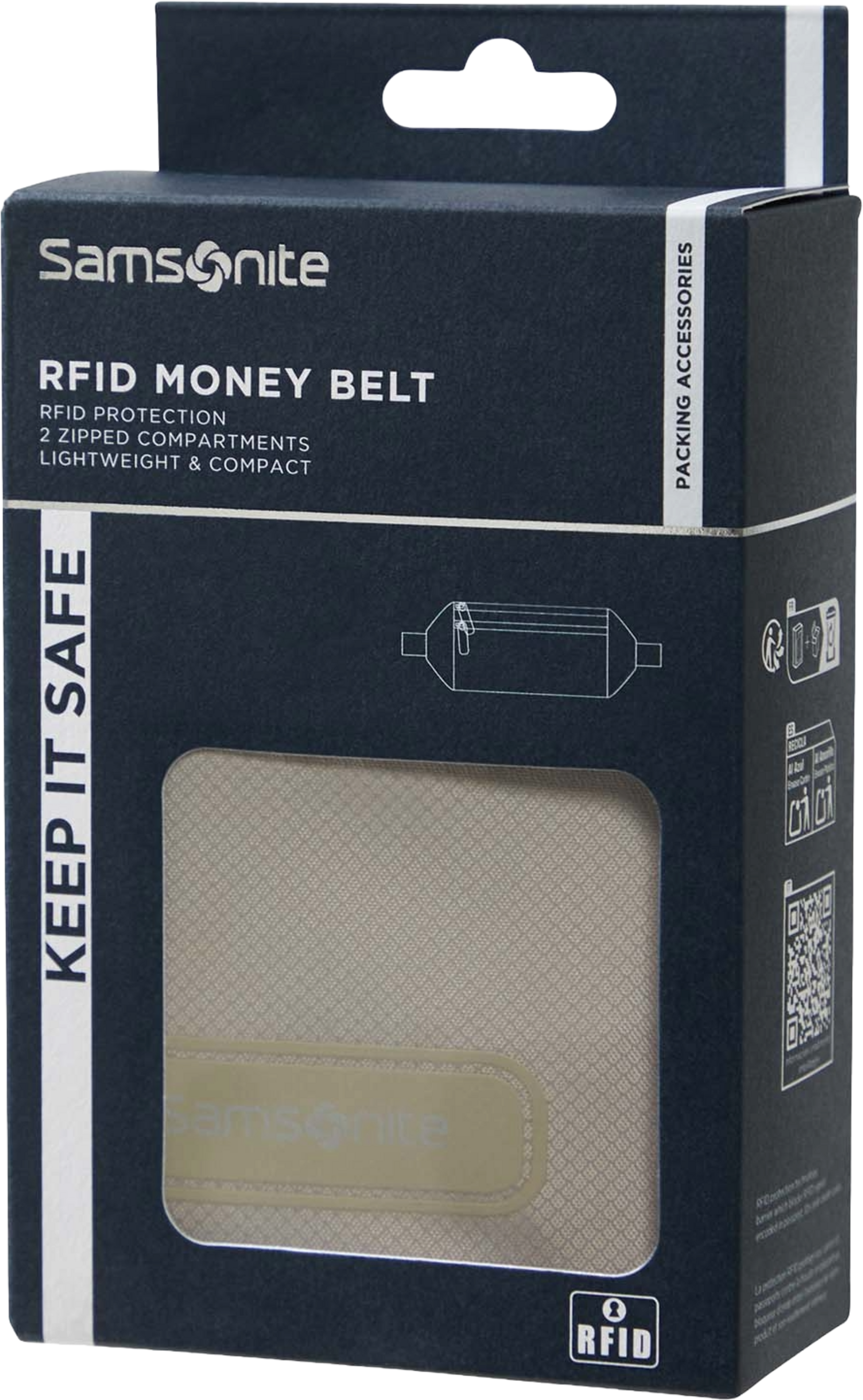 SAMSONITE, Midjev&auml;ska Rfid-skyddad Ta Revolution