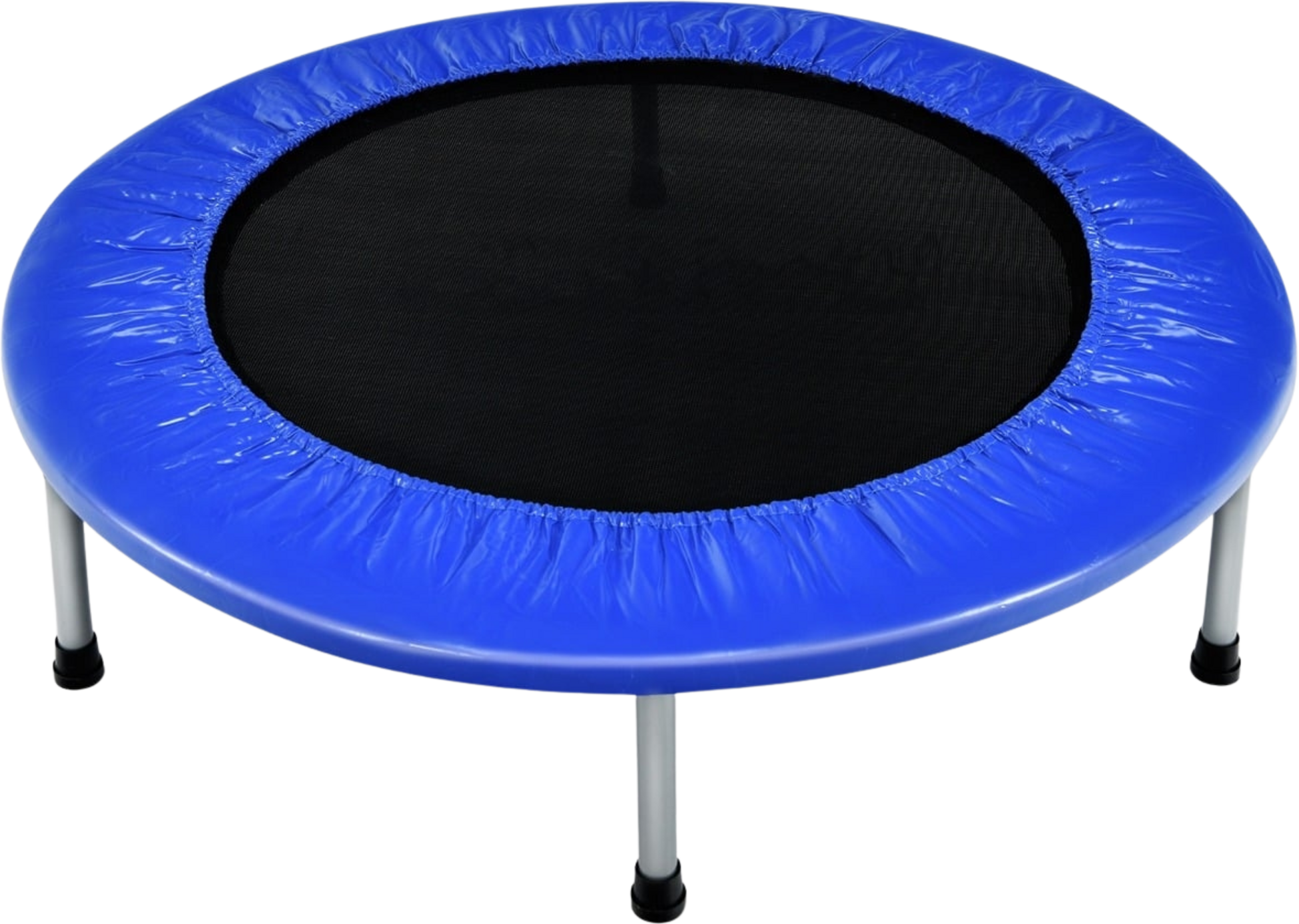 NORTHIX, Mini Fitness Trampoline, 97 Cm, Foldable, Blue, 150 Kg Capacity