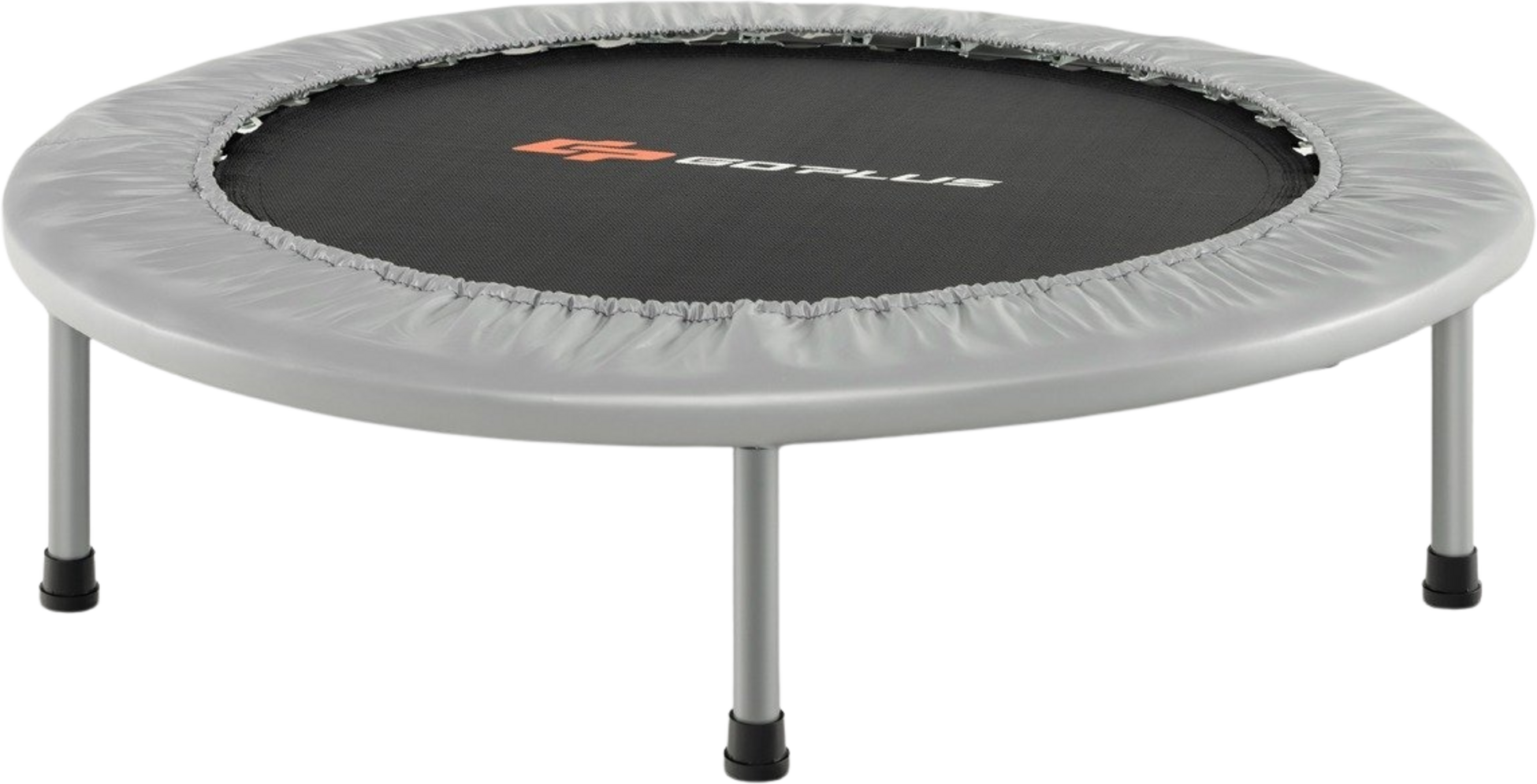 NORTHIX, Mini Fitness Trampoline, Foldable, 97cm, 150kg Capacity, Grey