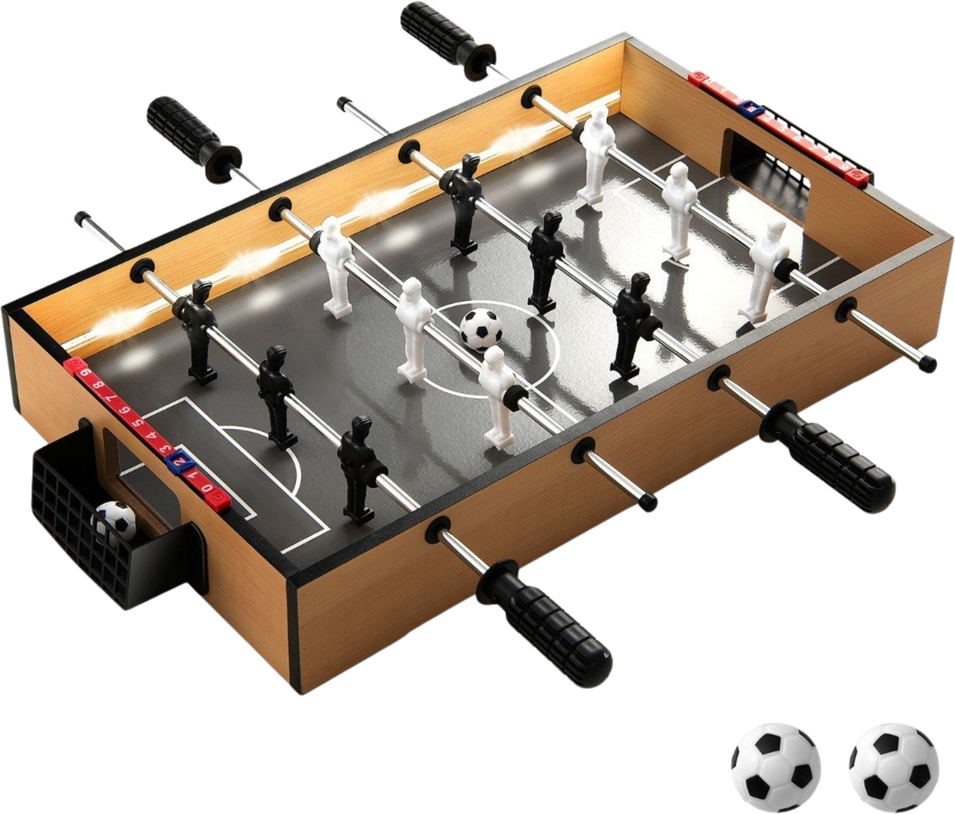 NORTHIX, Mini Foosball Table With Led Lights And 2 Balls