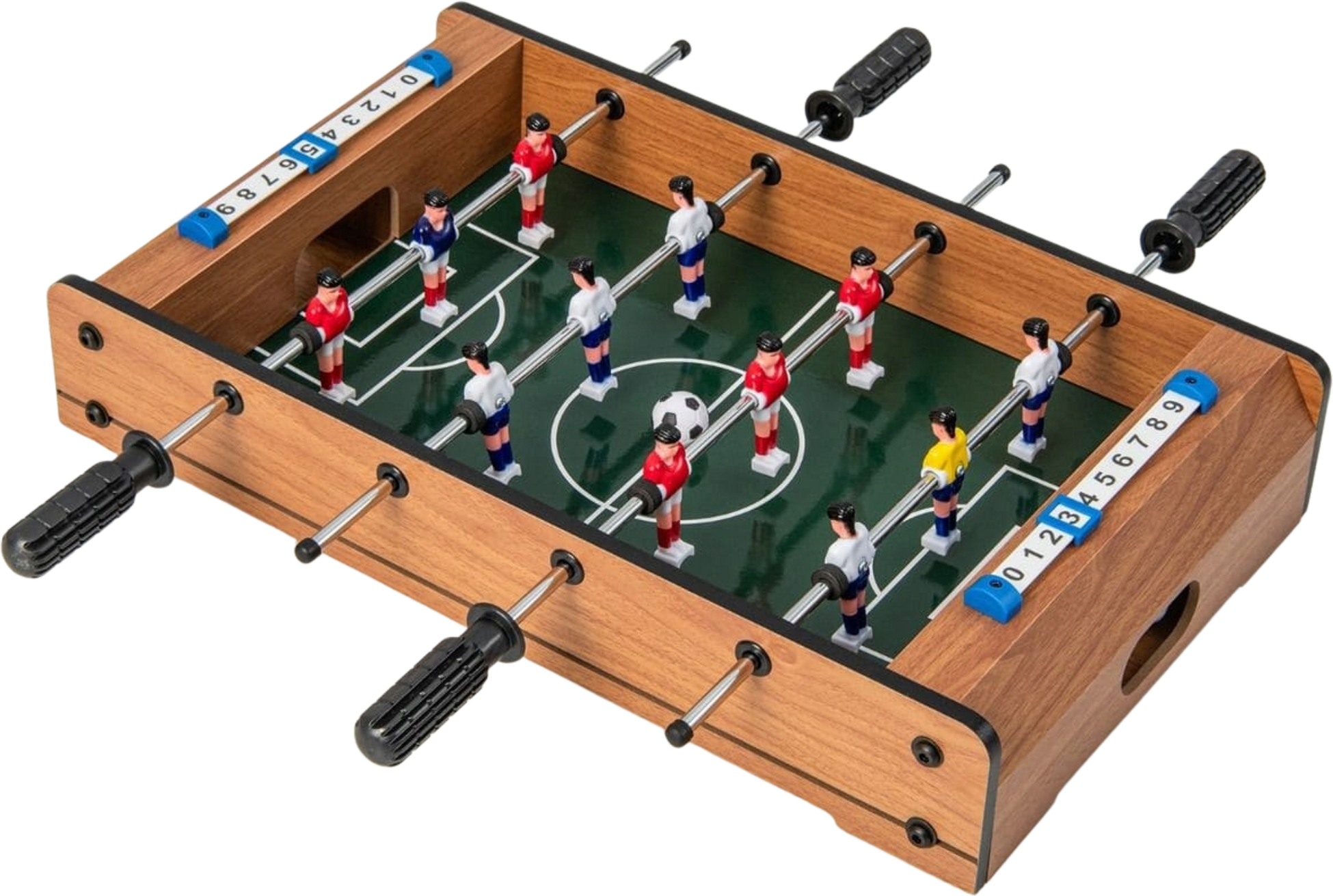 B2X, Mini Football Table For 2 Players, Space-saving Foosball Table With Robust Handle, 51 X 30.5 X 9 Cm,