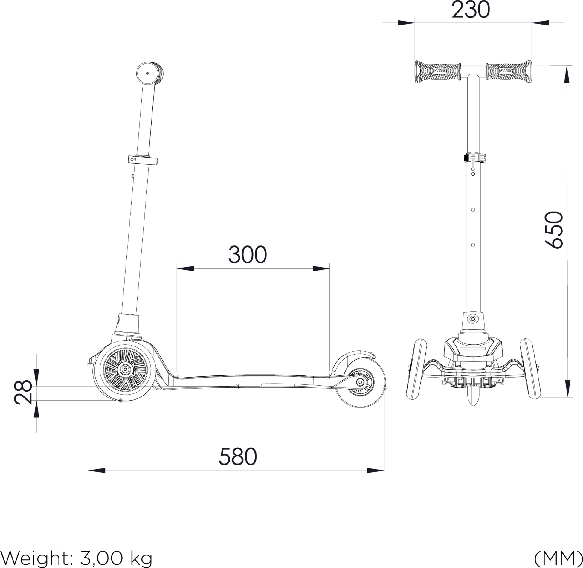 STIGA, Mini Kick Supreme+ 2 Pink