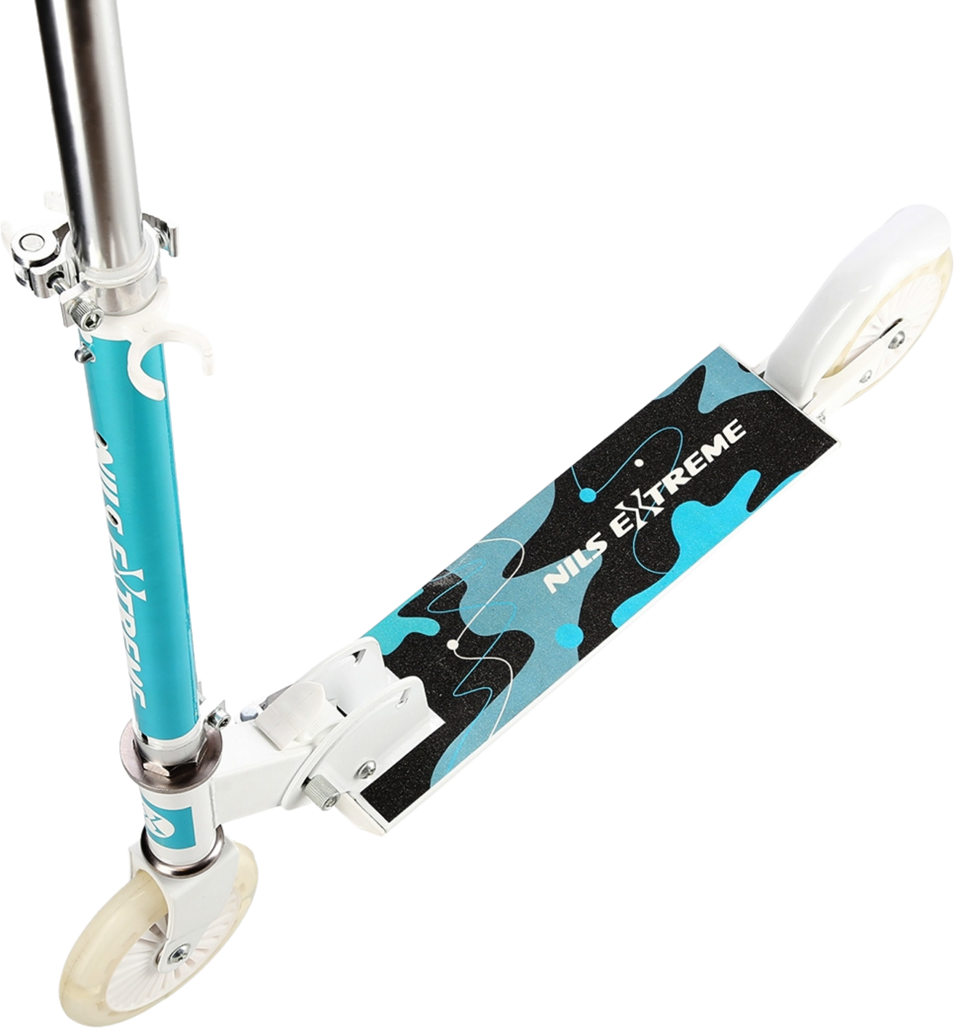 NORTHIX, Mint Green Kick Scooter &ndash; Adjustable Height, Foldable Design