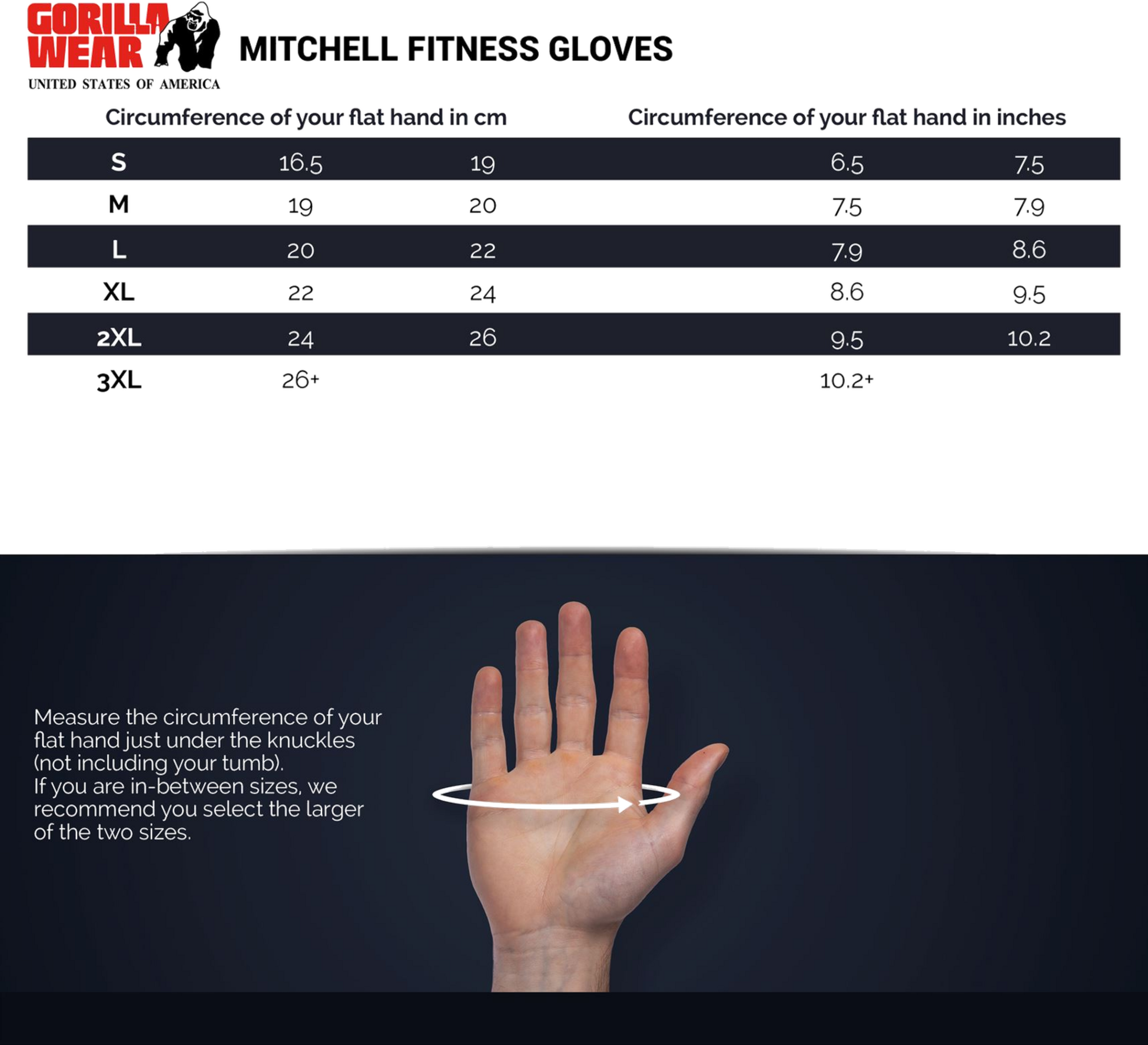 GORILLA WEAR, Mitchell Training Gloves