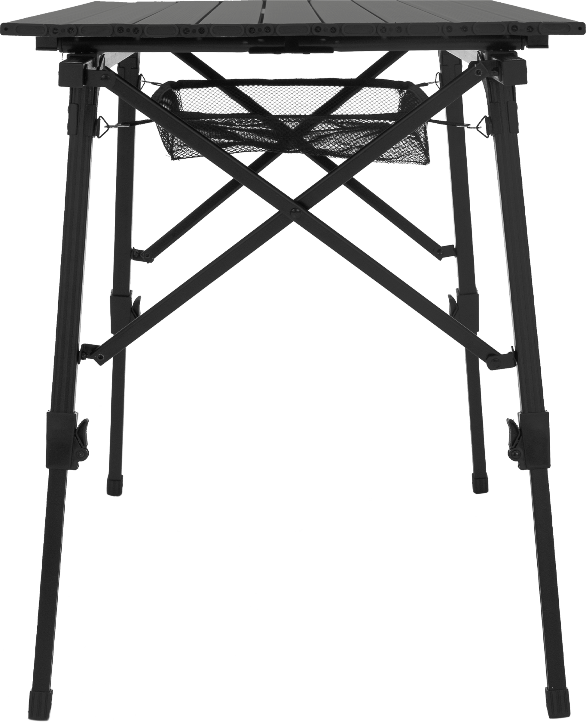 ML DESIGN, Ml-design Folding Camping Table, Black, 90 X 51.5 Cm, Height Adjustable Aluminium Frame