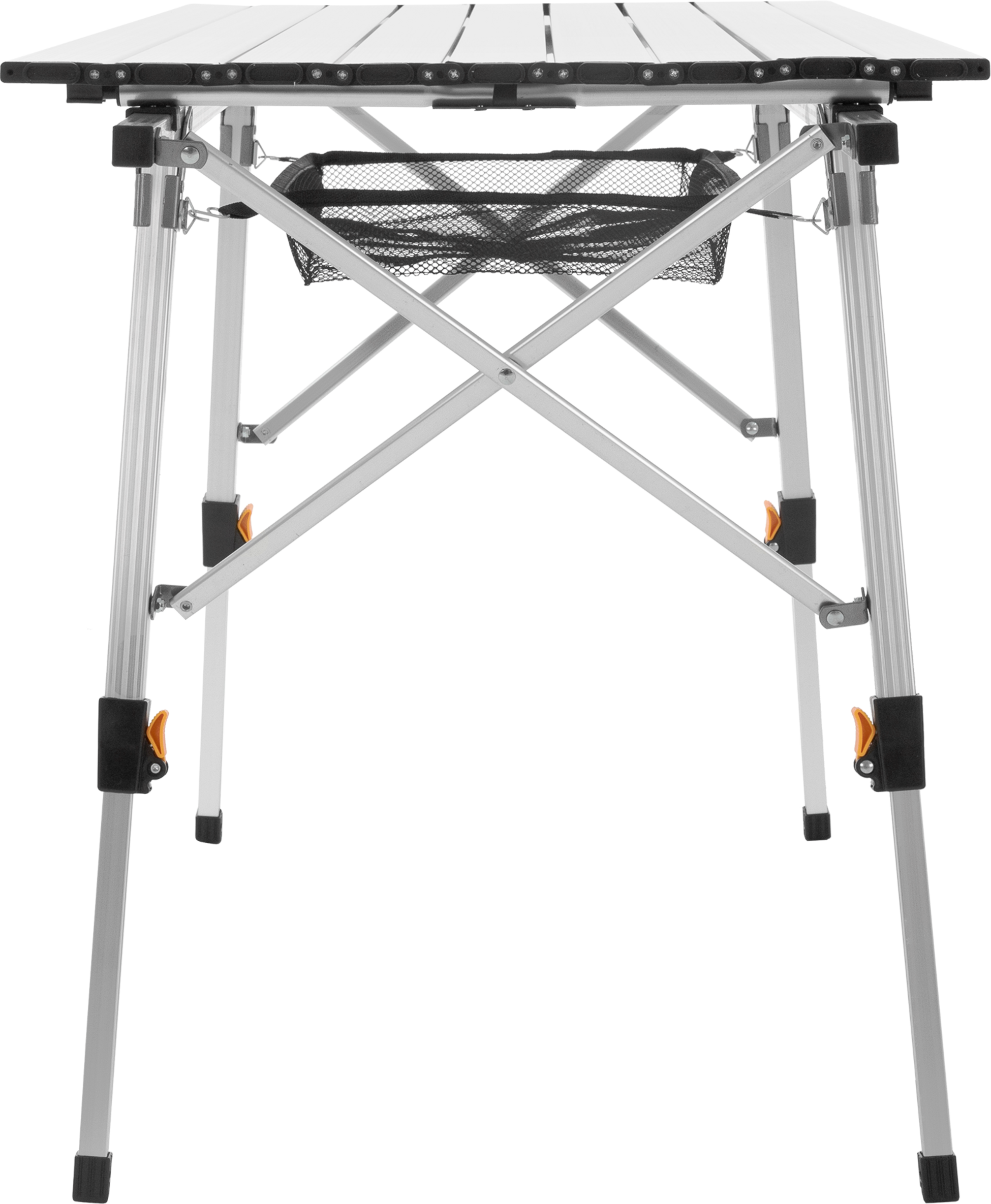 ML DESIGN, Ml-design Folding Camping Table, Silver, 90 X 51.5 Cm, Height Adjustable Aluminium Frame 46&ndash;66.5 Cm