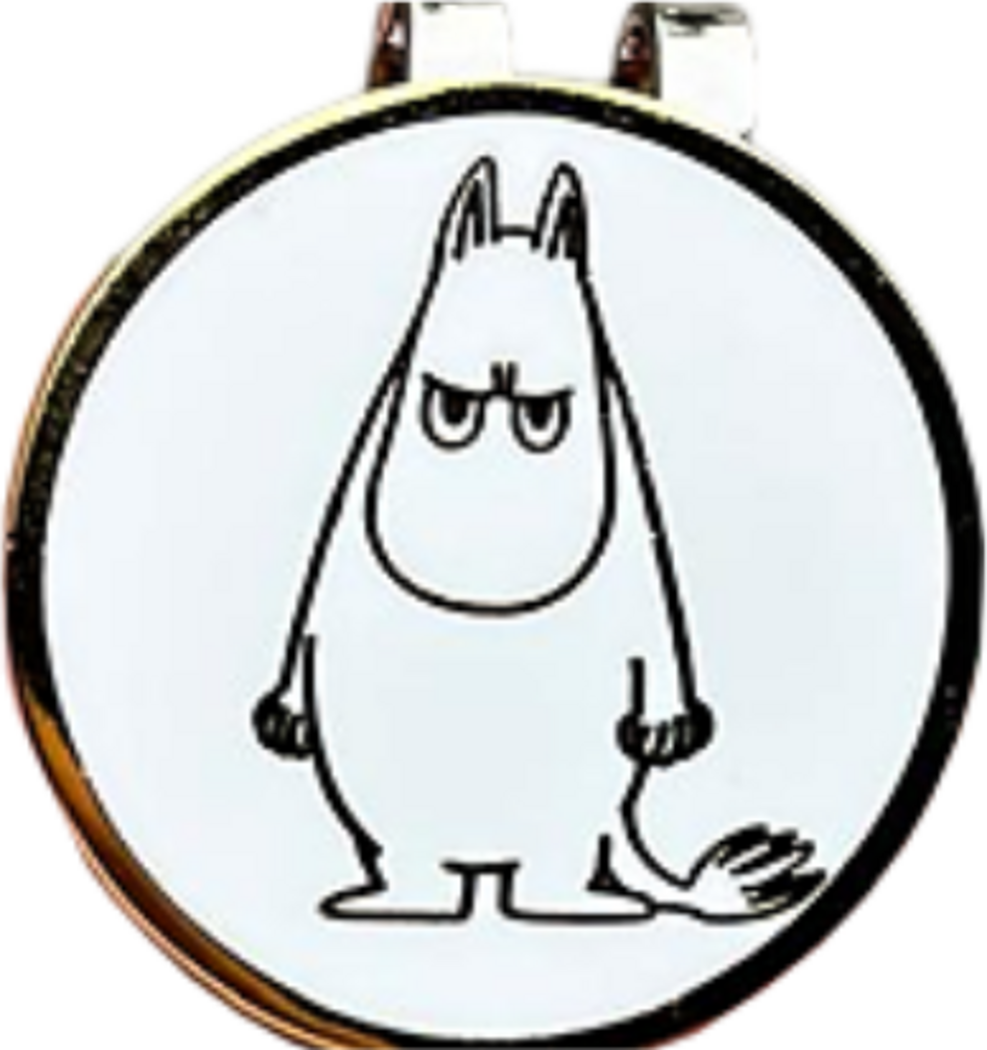 HAVENIX, Moomin Golf Marker - Upset Moomintroll