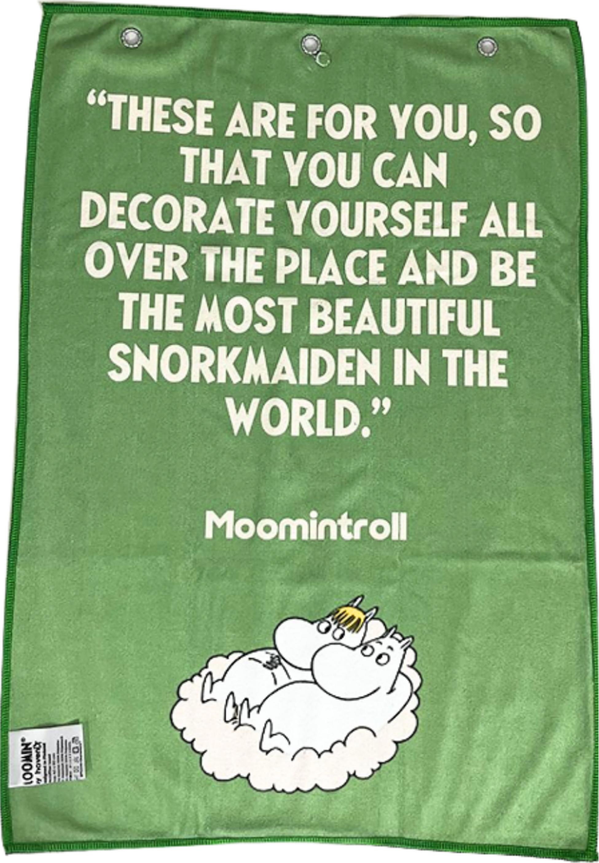 HAVENIX, Moomin Golf Towel - Moomintroll X Snorkmaiden