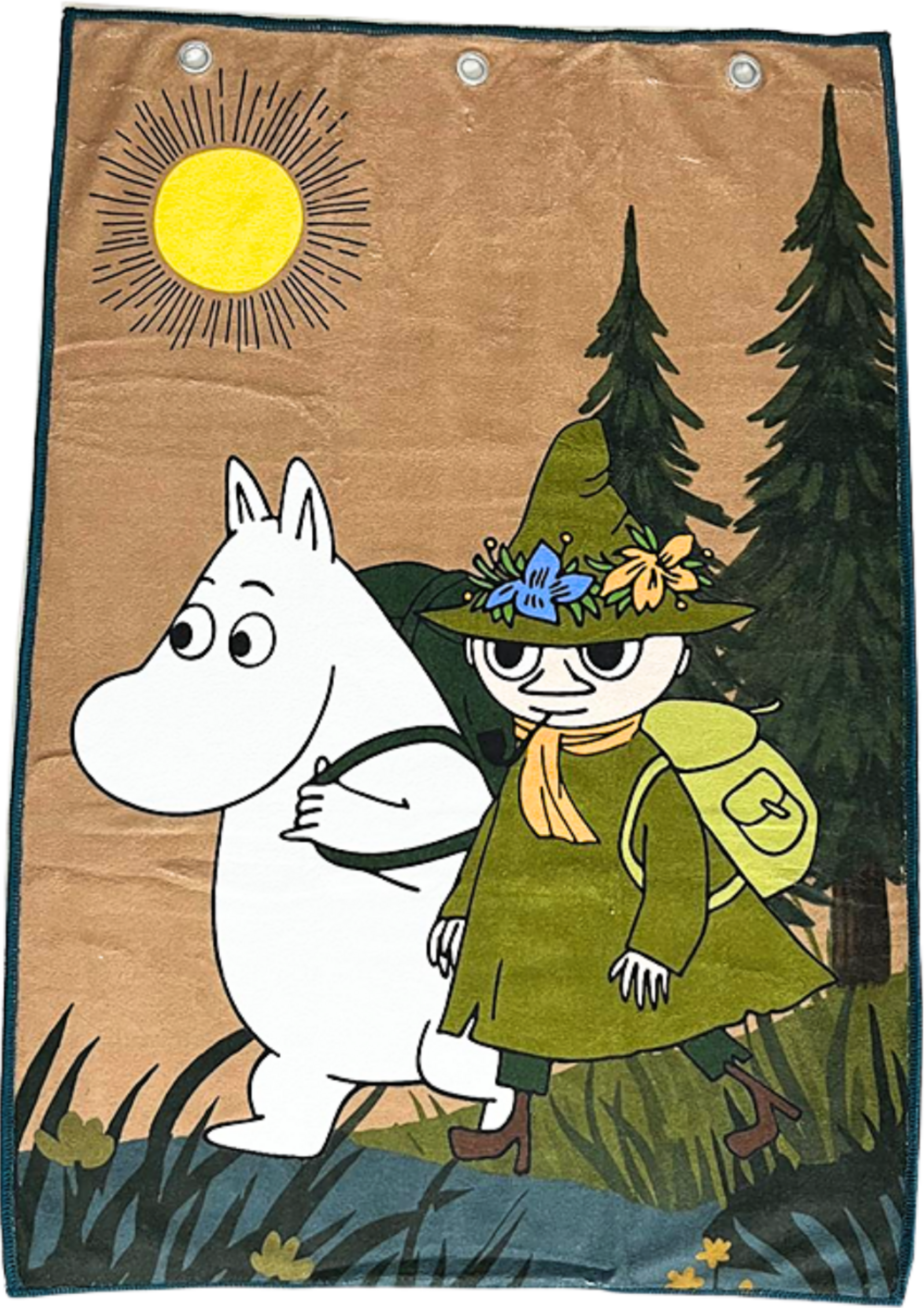 HAVENIX, Moomin Golf Towel - Snufkin X Moomintroll