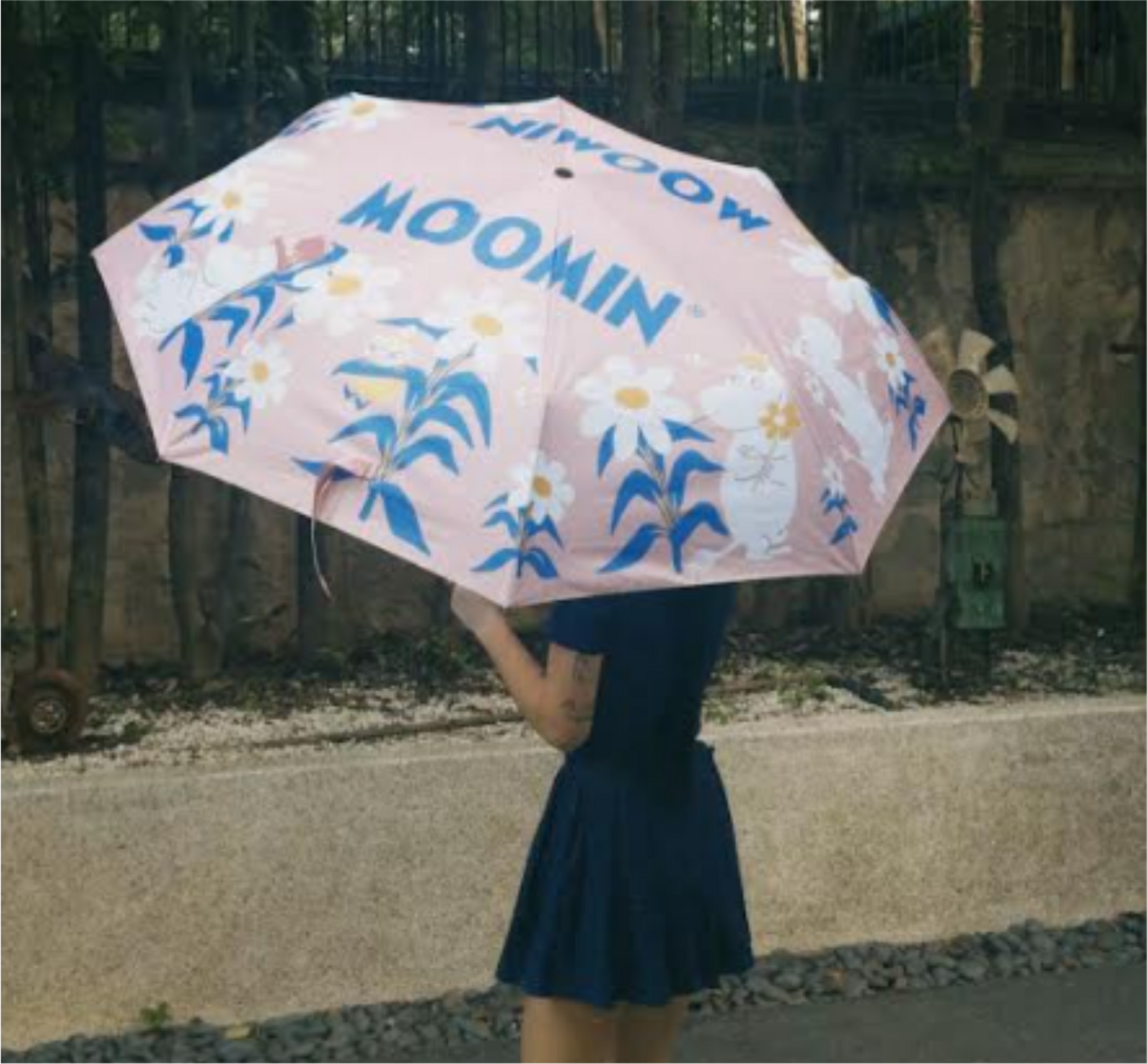 HAVENIX, Moomin Golf Umbrella - Little My X Snorkmaiden
