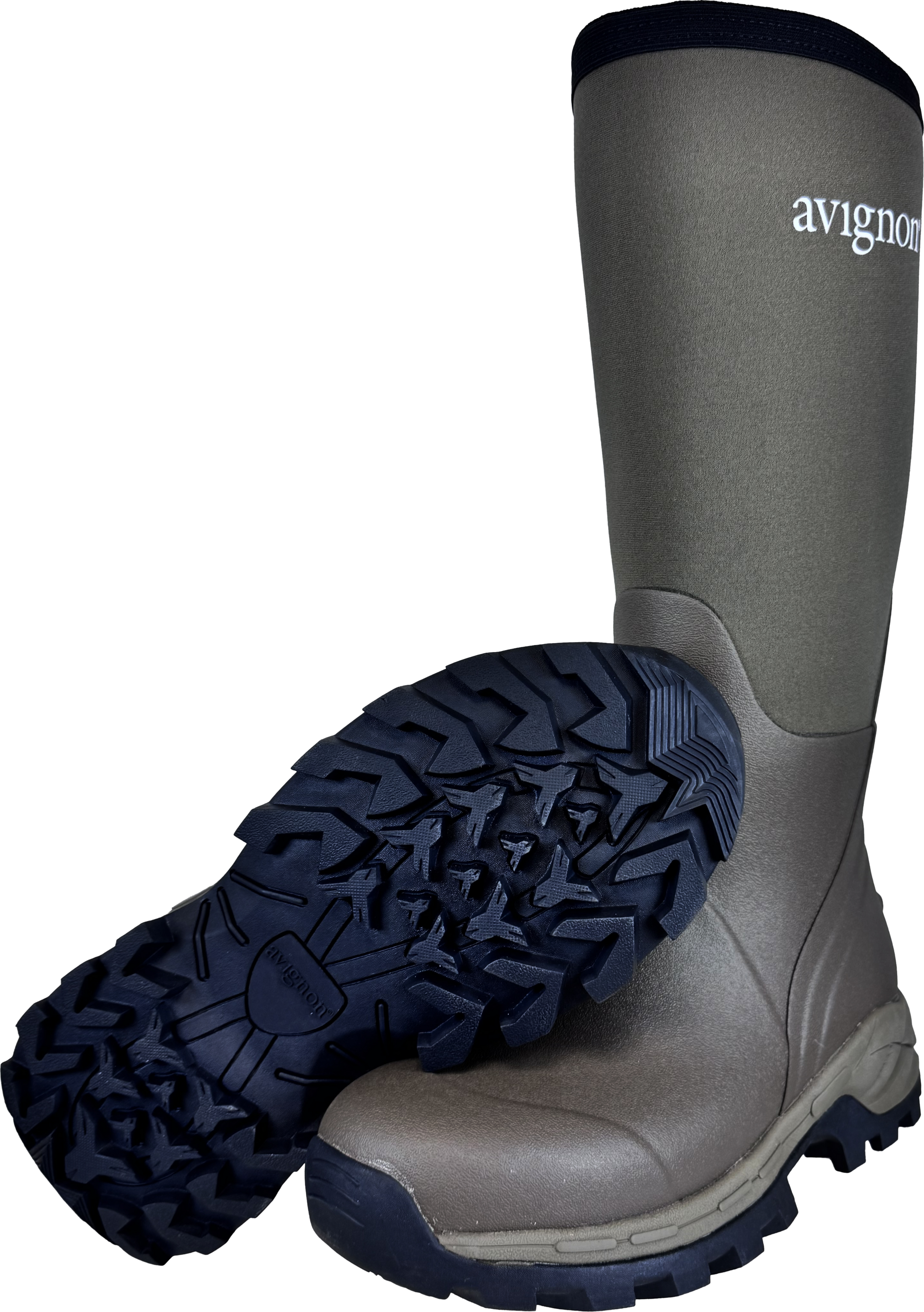 AVIGNON, Mora Cross Gummist&ouml;vel Gr&ouml;nbrun