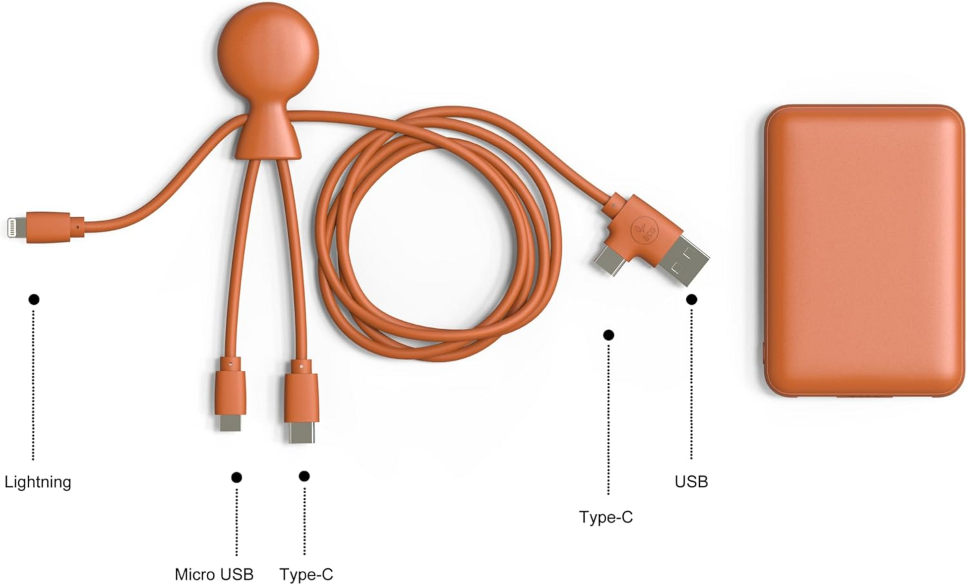 XOOPAR, Mr Bio Pack Epsilon Powerpack 5000 Mah Orange