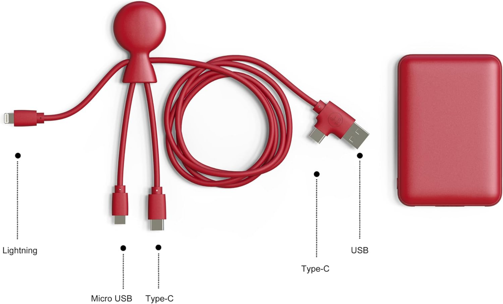 XOOPAR, Mr Bio Pack Epsilon Powerpack 5000 Mah R&ouml;d