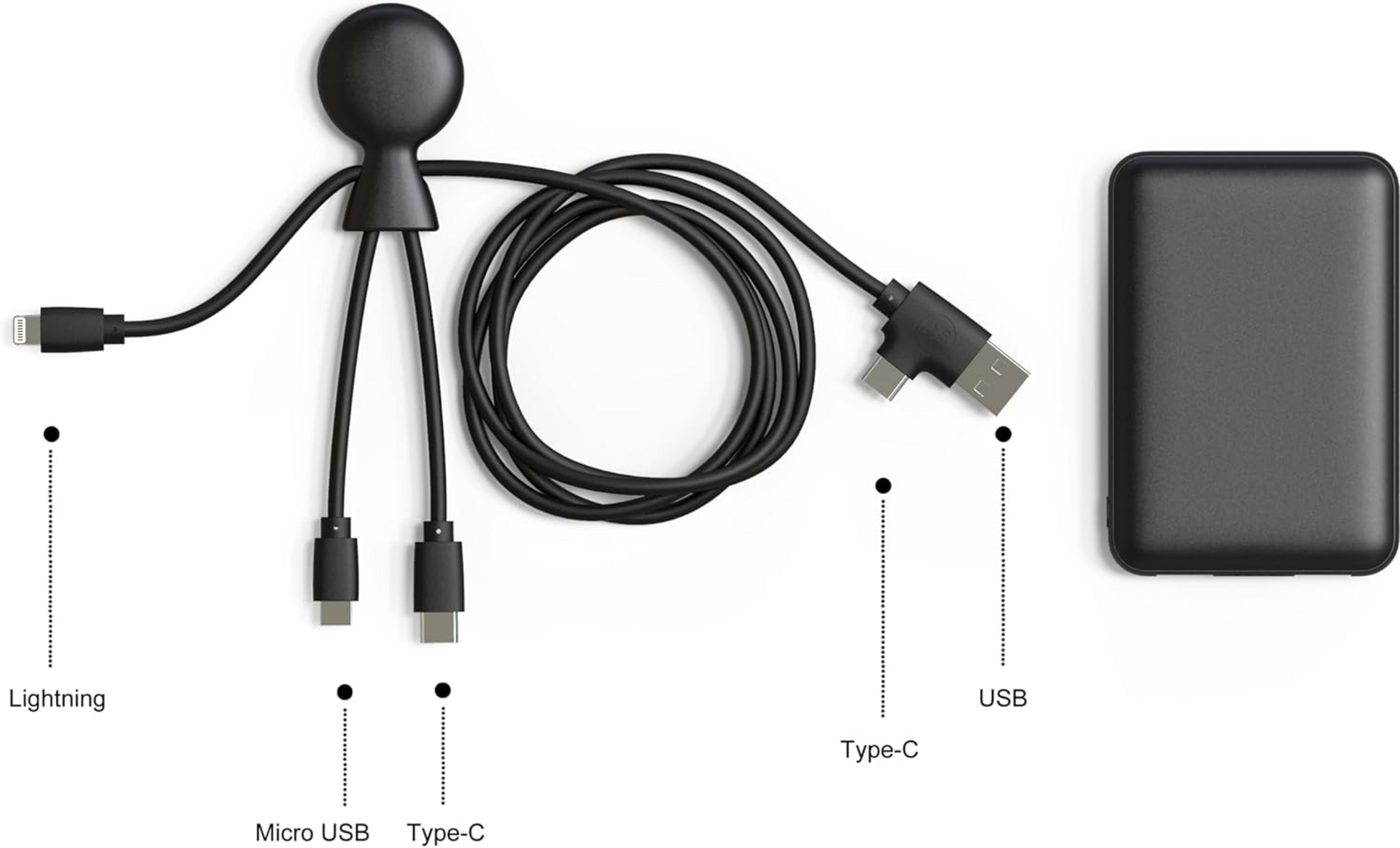 XOOPAR, Mr Bio Pack Epsilon Powerpack 5000 Mah Svart