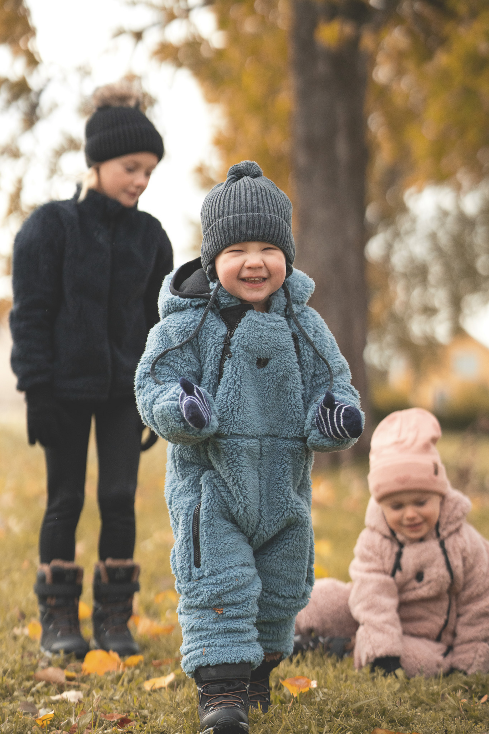 LINDBERG, Muddus Pile Baby Overall, Windfleece