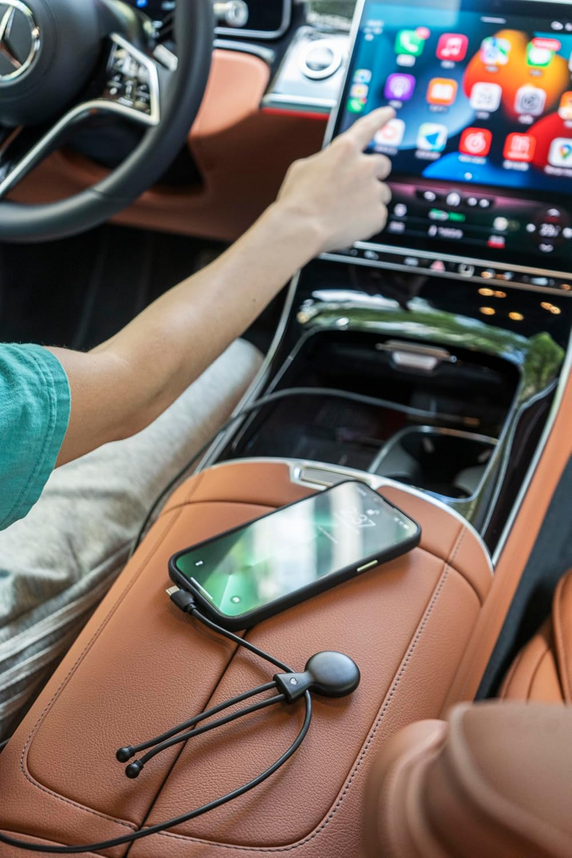 XOOPAR, Multi Usb-kabel - Mr Bio 1m L&aring;ng I Grs &Aring;tervunnen Plast - Snabbladdning - Universalladdare Svart