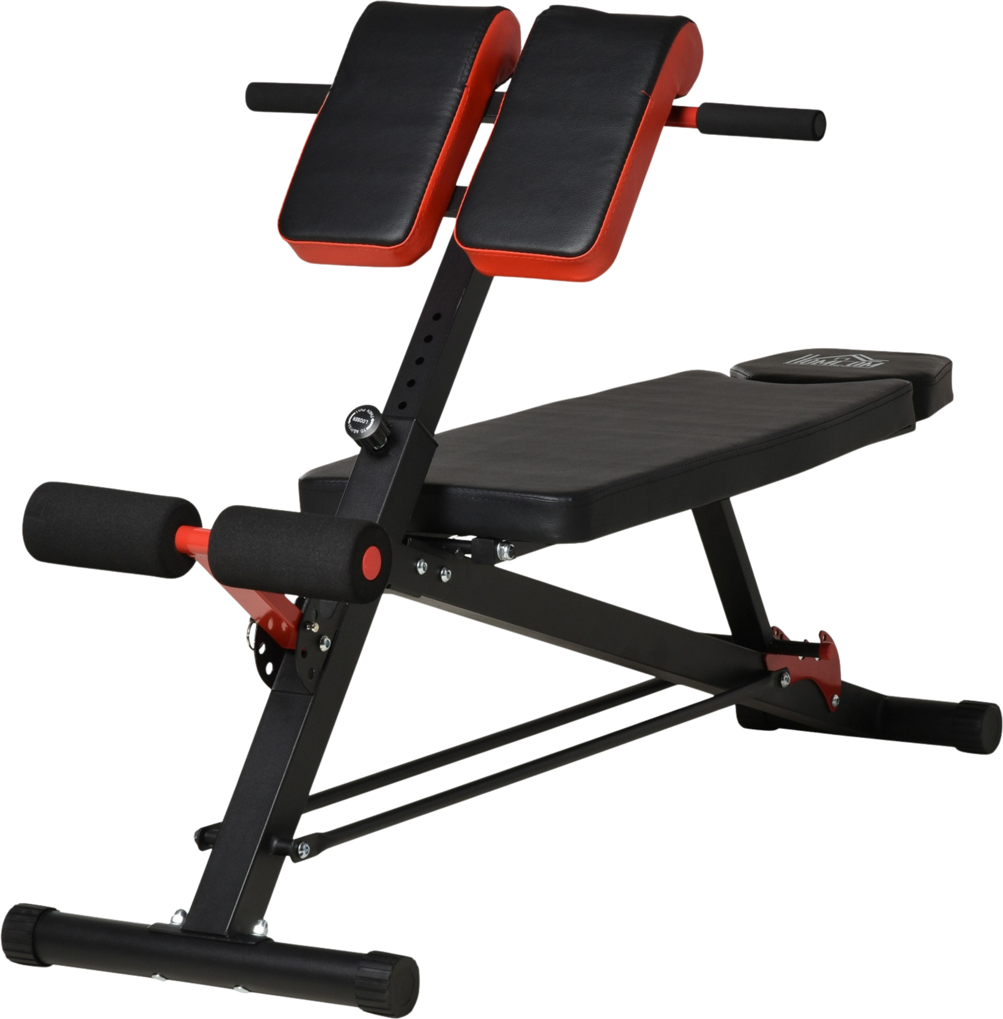 NORTHIX, Multi-weight Bench, Adjustable Fitness Bench, Incline Bench, Abdominal Trainer, Black, 64 X 146 X 73