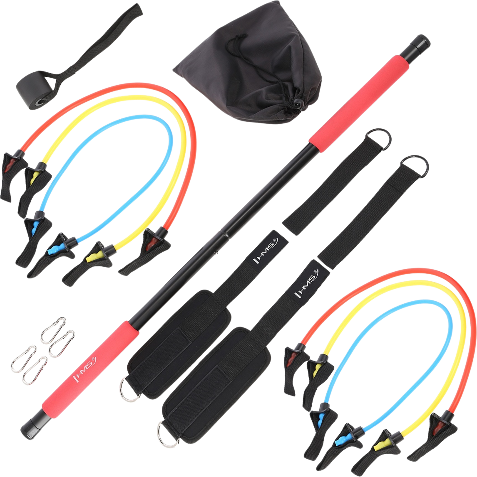 NORTHIX, Multifunctional Pilates Bar Set With Resistance Bands