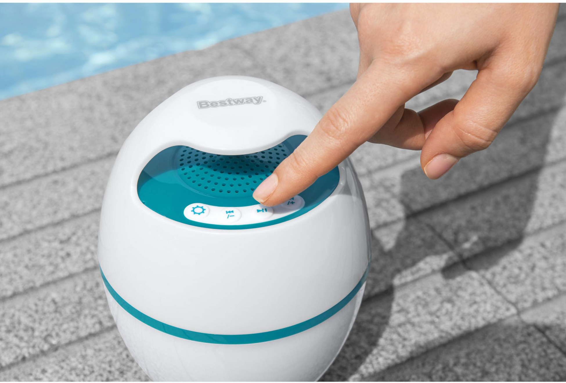 BESTWAY, Musicwave Flytande Led Bluetooth Högtalare