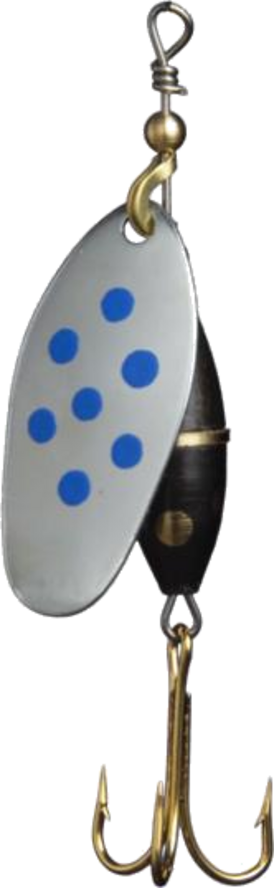 MYRAN, Myran Panter Spinnare 3g Silver/bl&aring;/prick