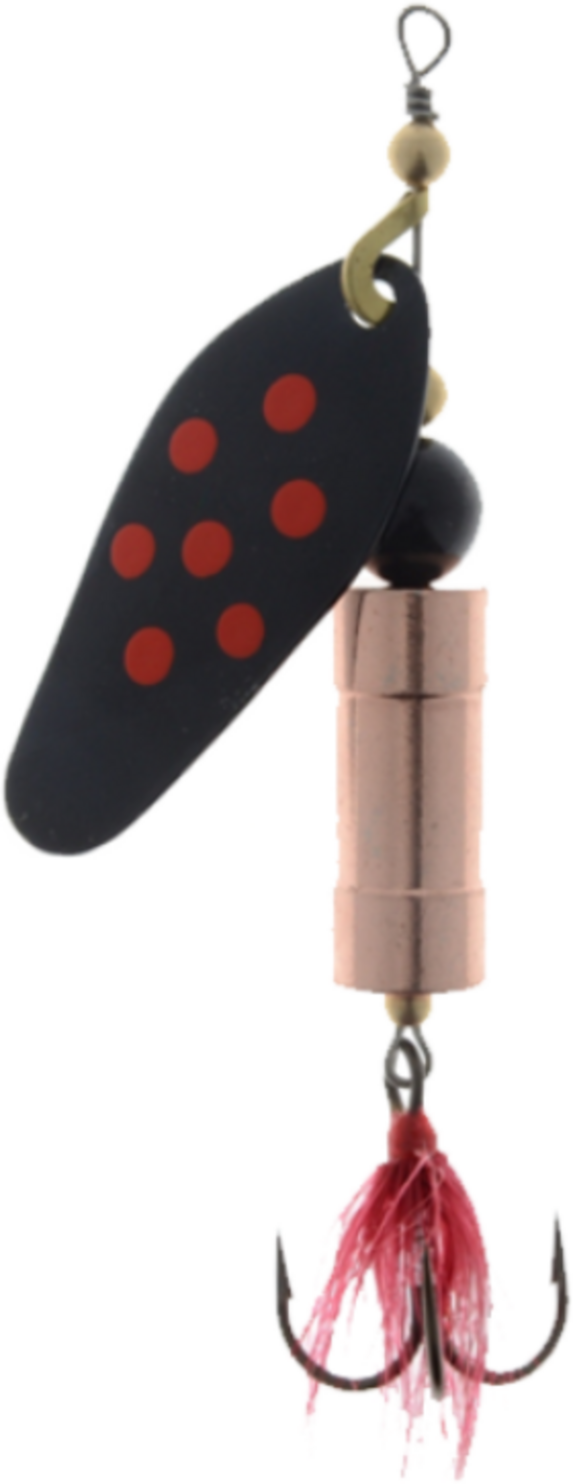 MYRAN, Myran Tuna-lax Copper 25g Black/red/dot