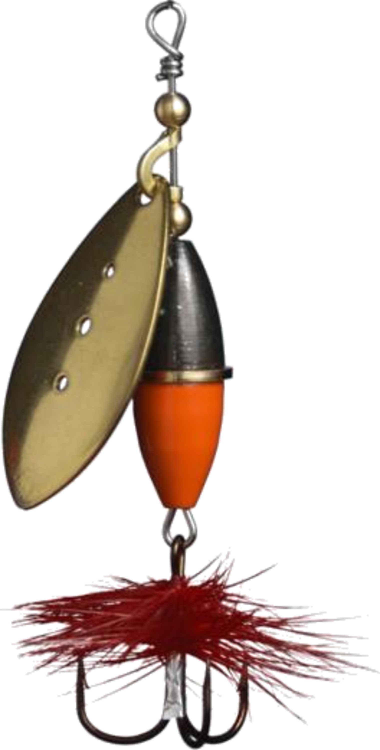 MYRAN, Myran Wipp Spinnare 10g Guld/orange/svart