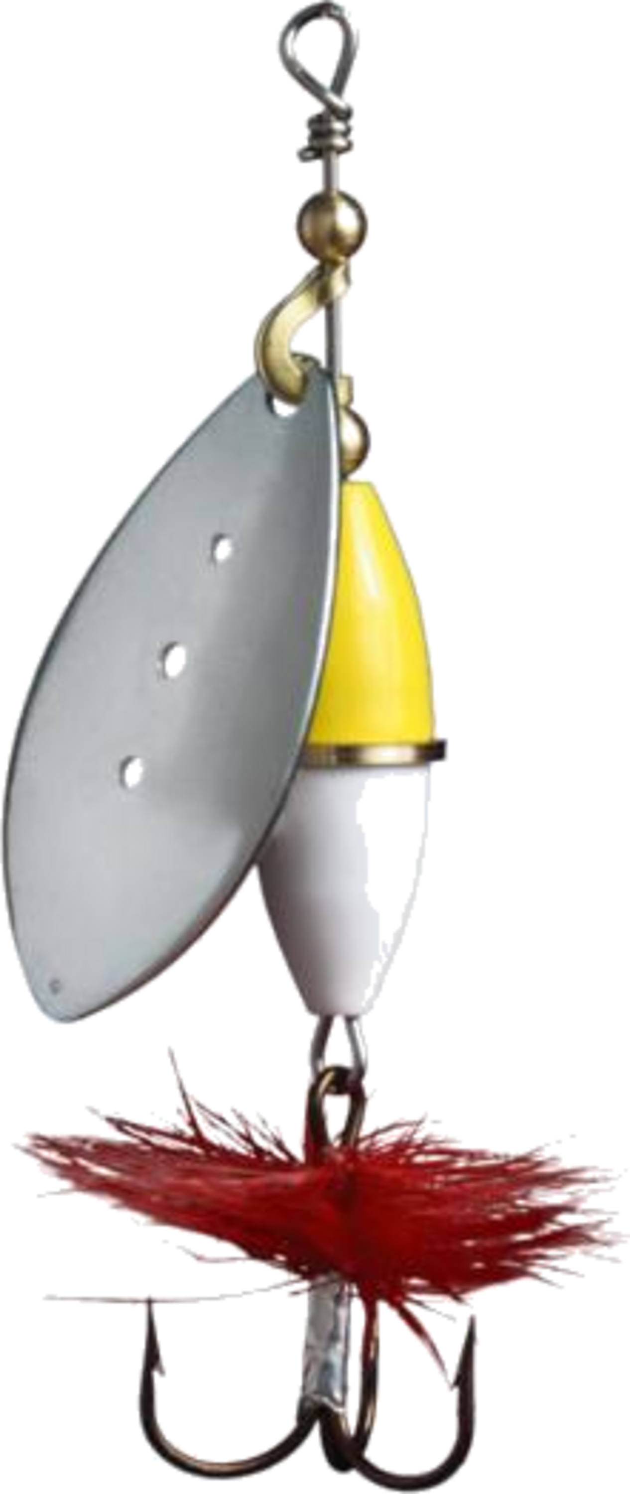 MYRAN, Myran Wipp Spinnare 15g Silver/gul/vit