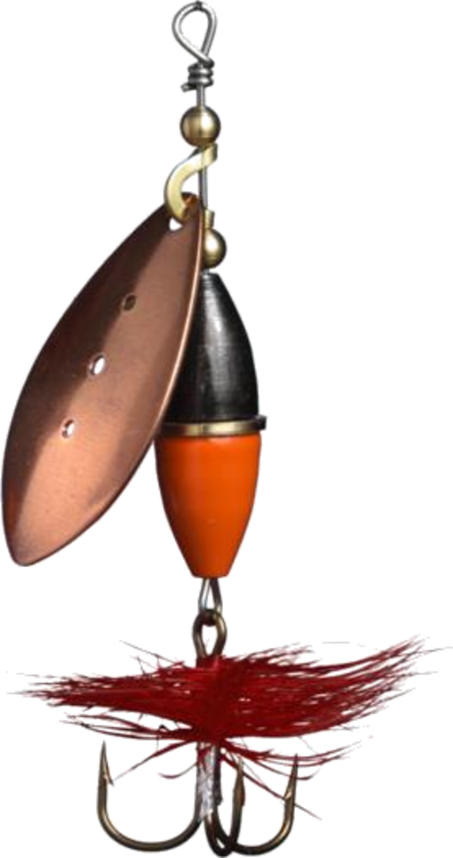 MYRAN, Myran Wipp Spinnare 7g Koppar/orange/svart