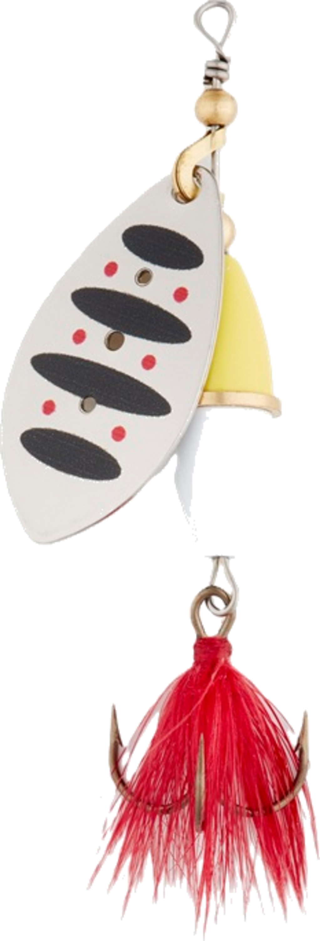 MYRAN, Myran Wipp Spinner Browntrout 10g Silver/yellow/white