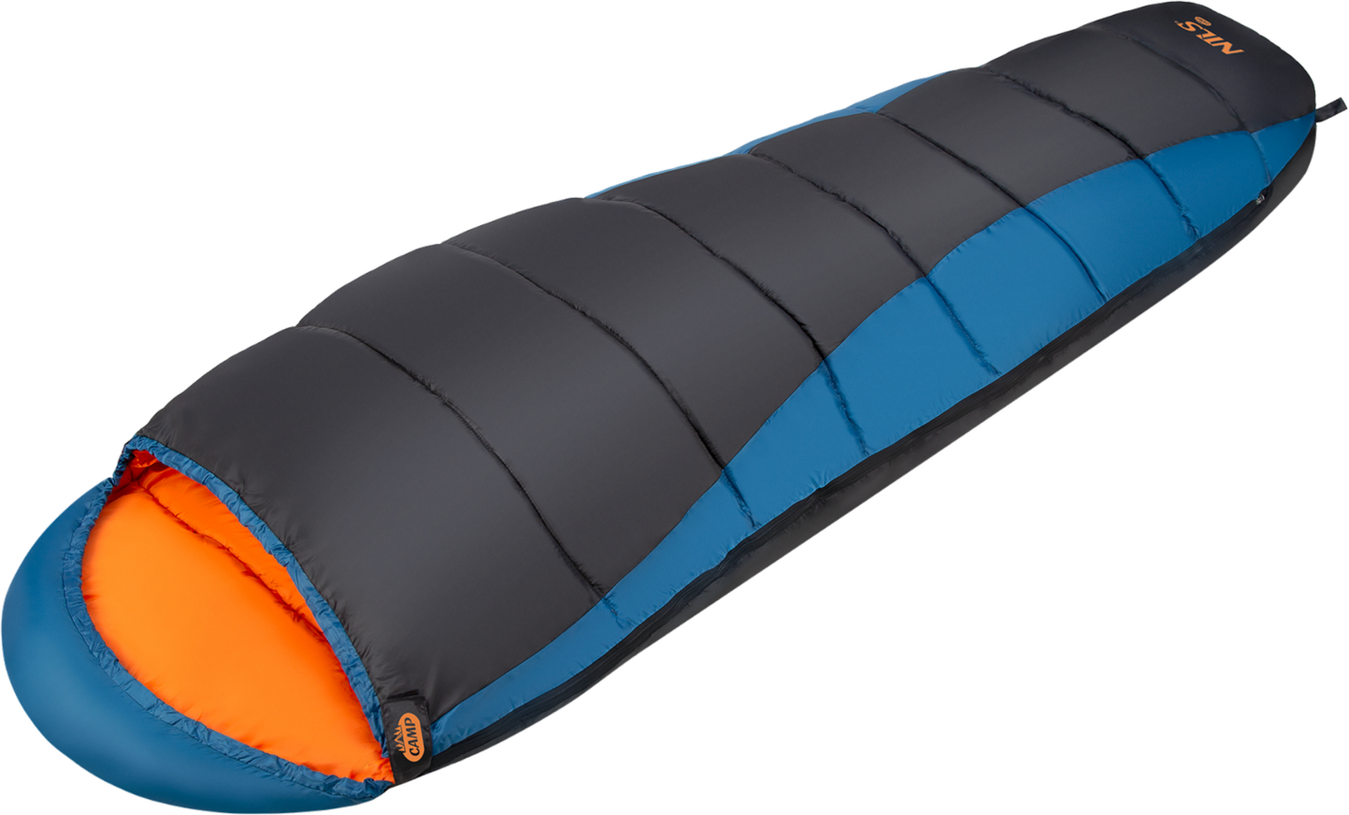 NORTHIX, Navy Blue-orange Sleeping Bag, Lightweight, Compact
